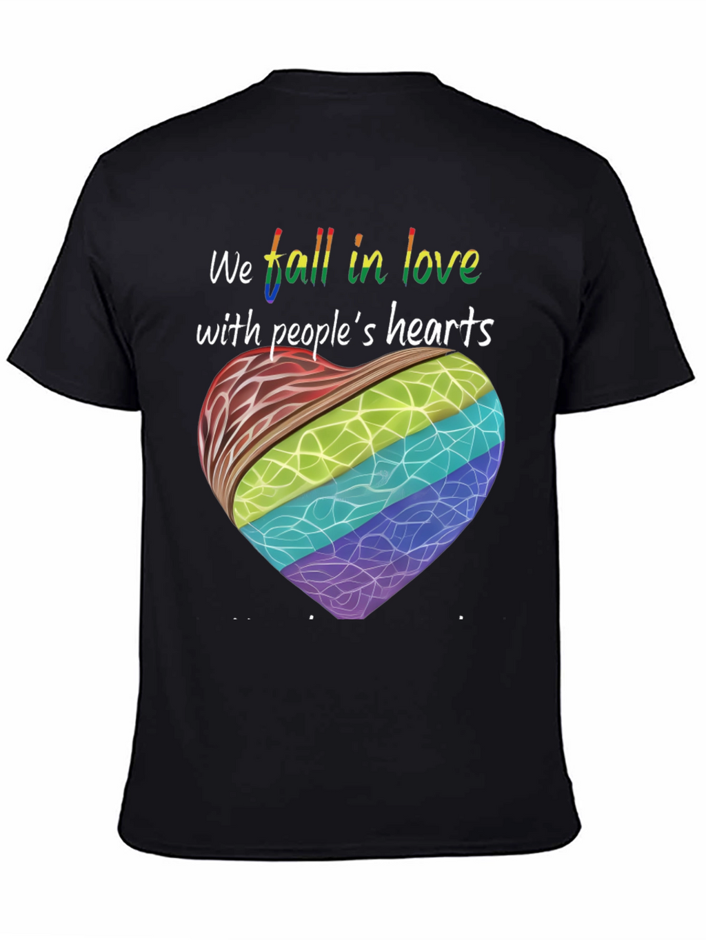 Pride Heart Graphic Tee - Love Knows No Bounds
