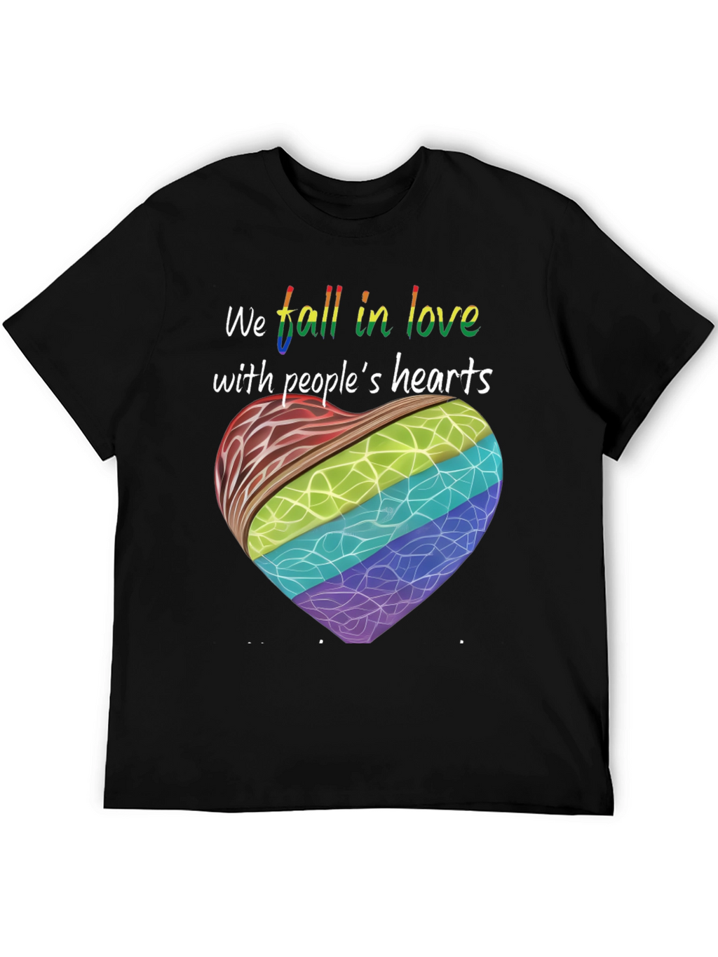 Pride Heart Graphic Tee - Love Knows No Bounds
