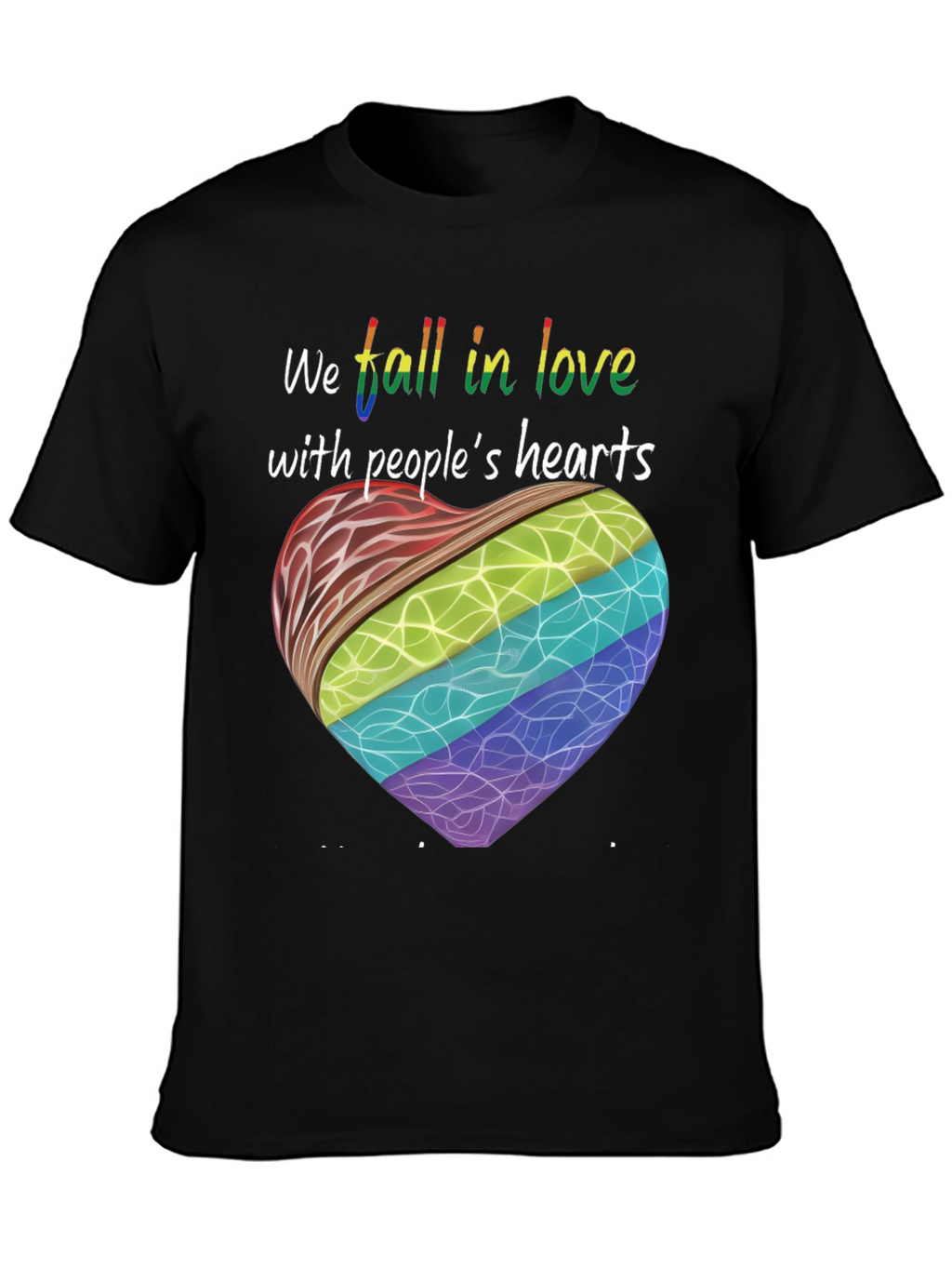 Pride Heart Graphic Tee - Love Knows No Bounds