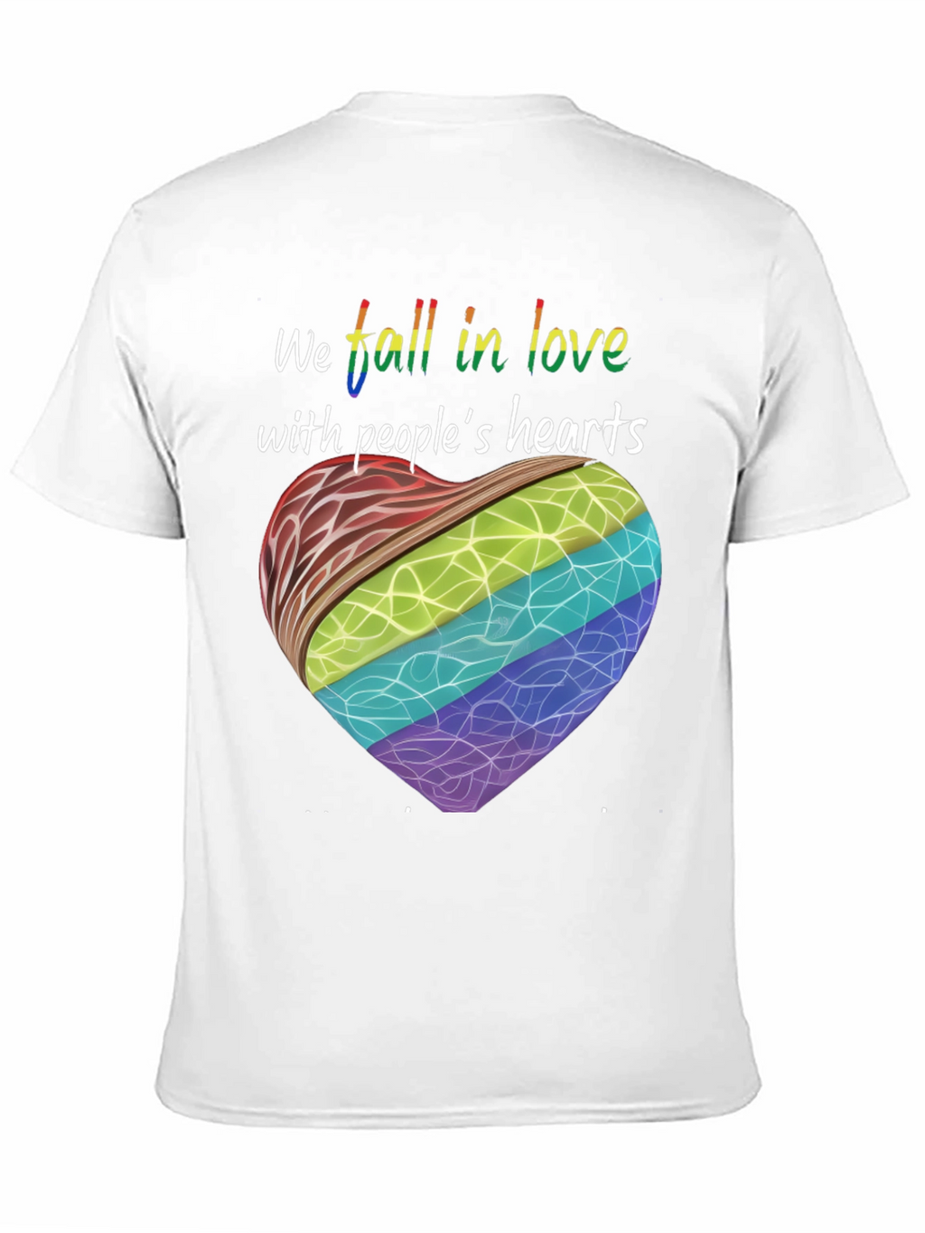 Pride Heart Graphic Tee - Love Knows No Bounds