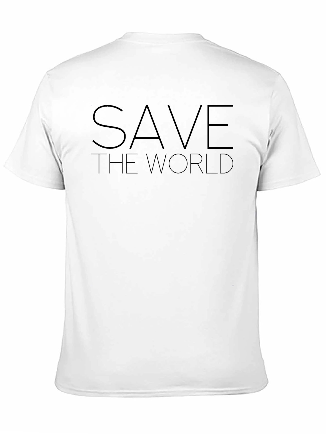 Save the World T-Shirt - Eco-Friendly Fashion