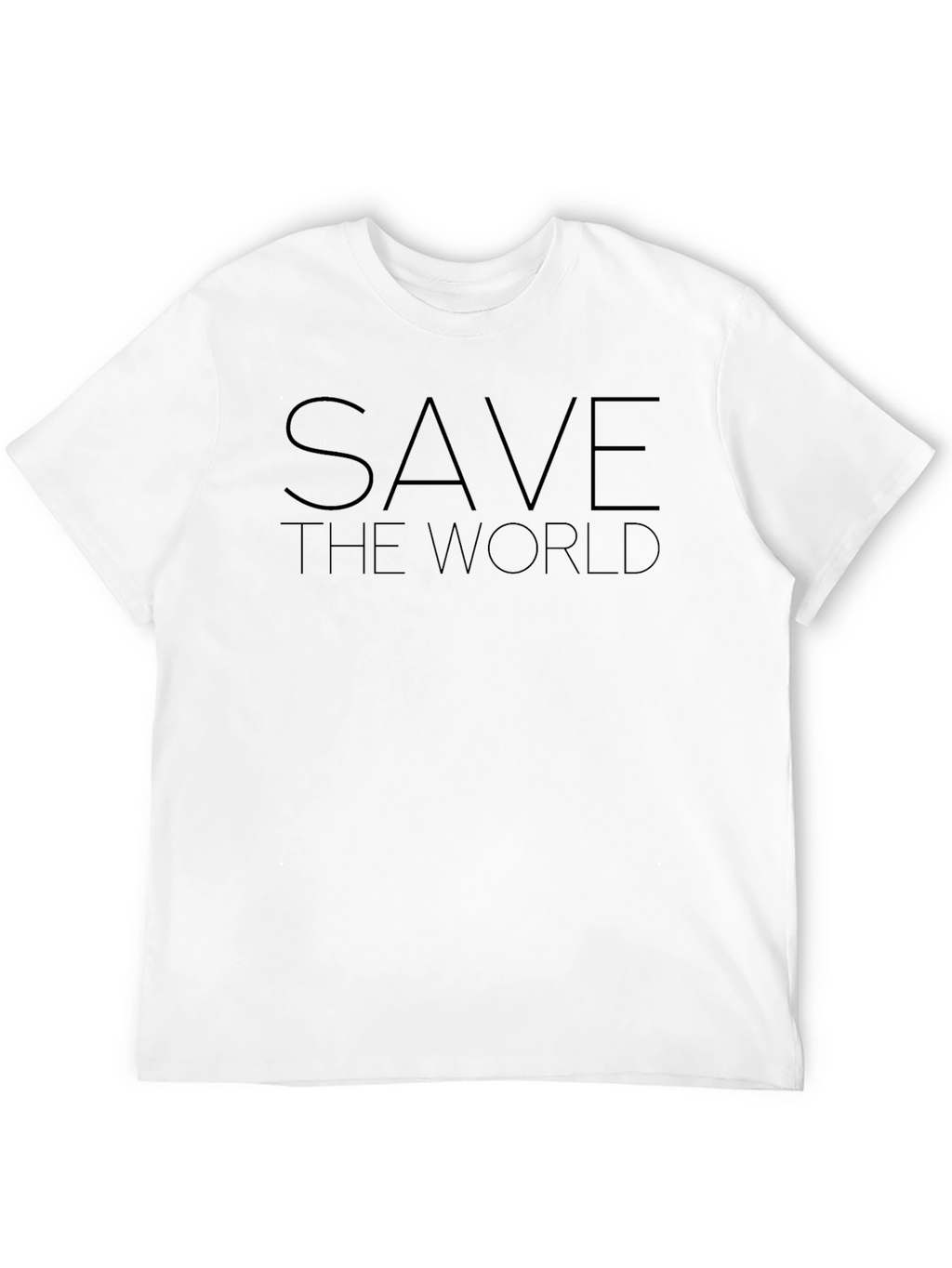 Save the World T-Shirt - Eco-Friendly Fashion