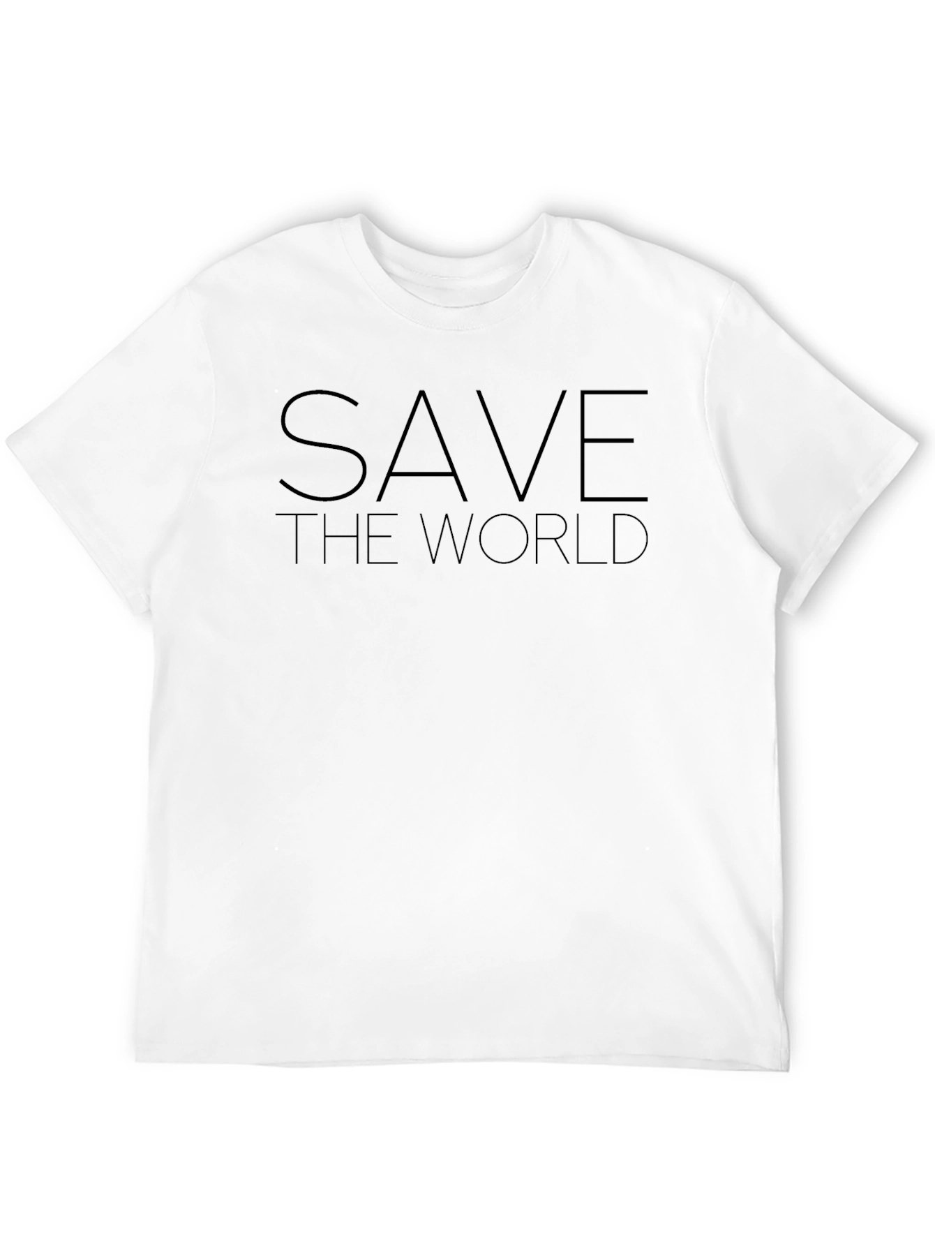 Save the World T-Shirt - Eco-Friendly Fashion