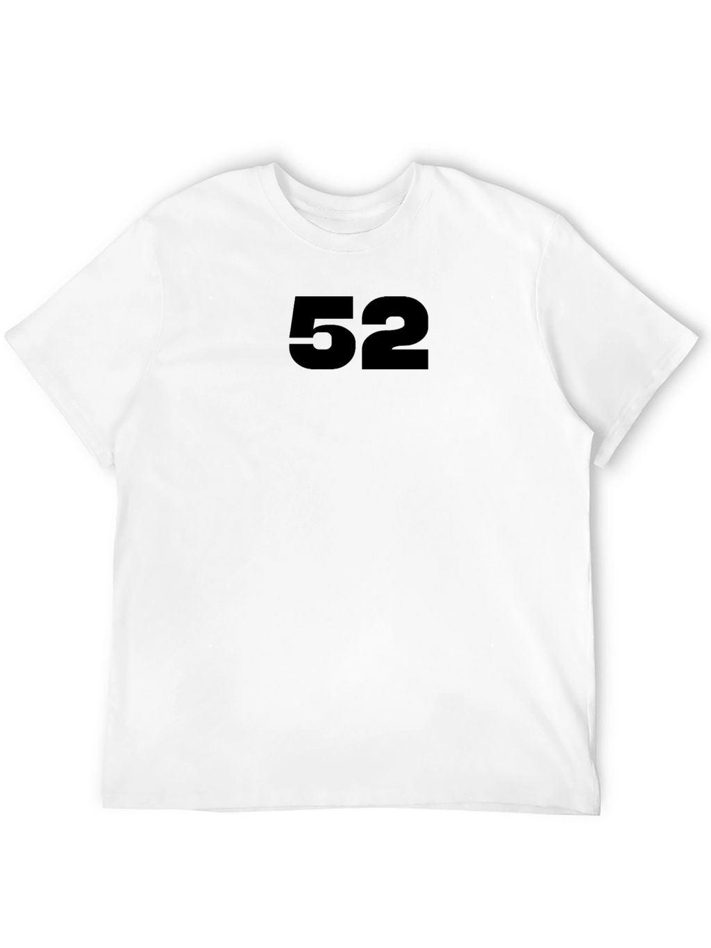 Black T-Shirt with Number 52