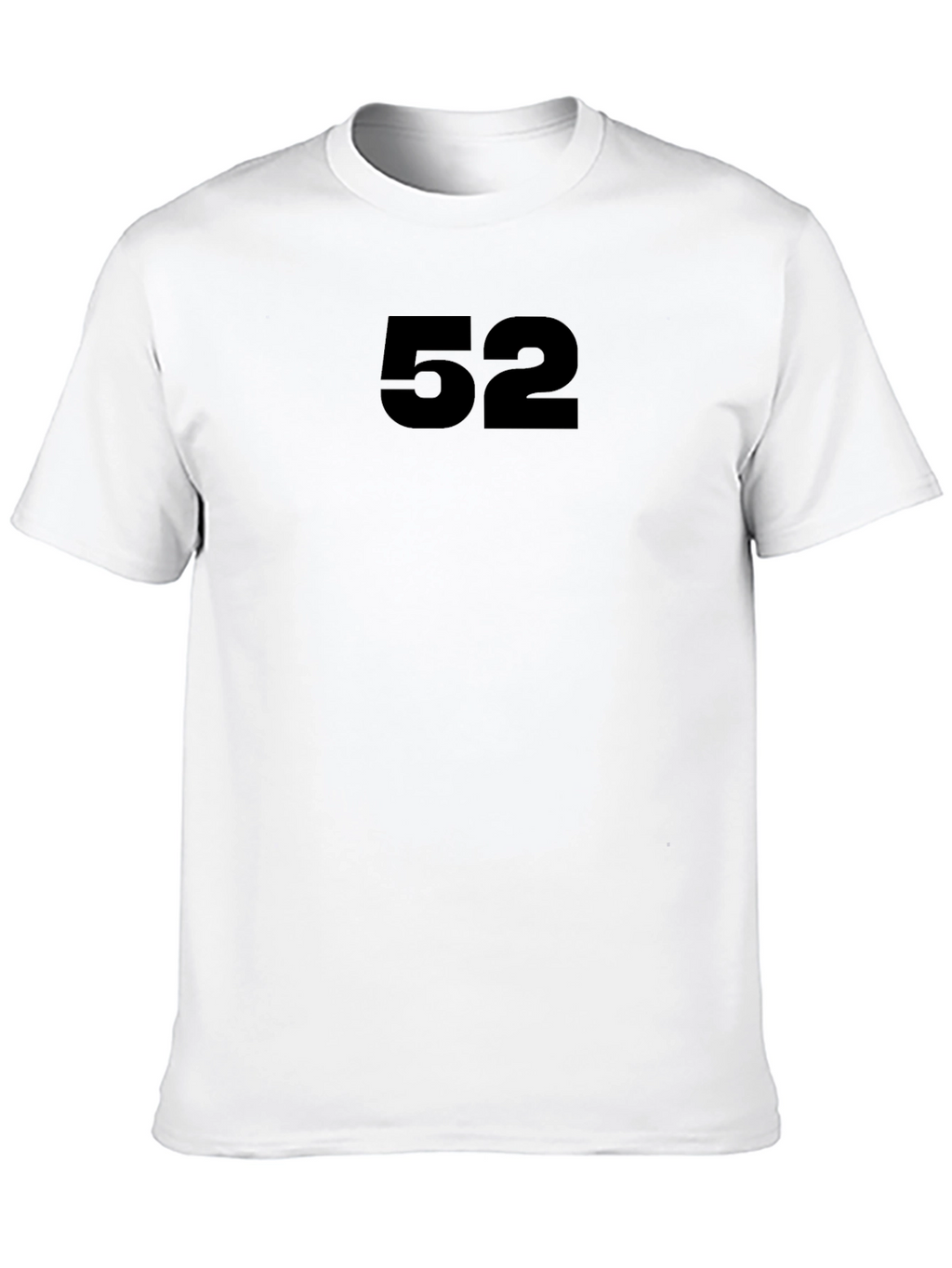 Black T-Shirt with Number 52