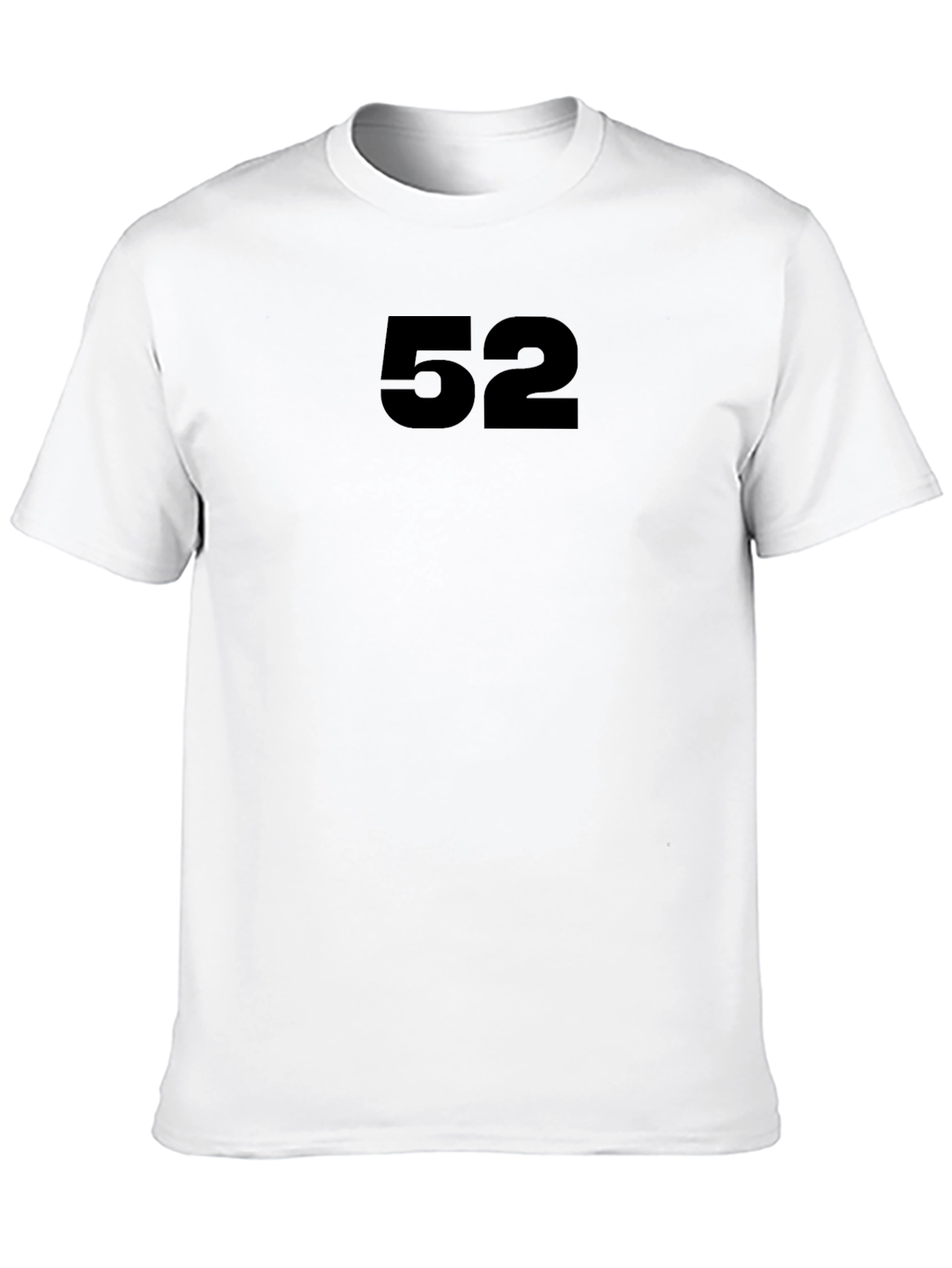 Black T-Shirt with Number 52