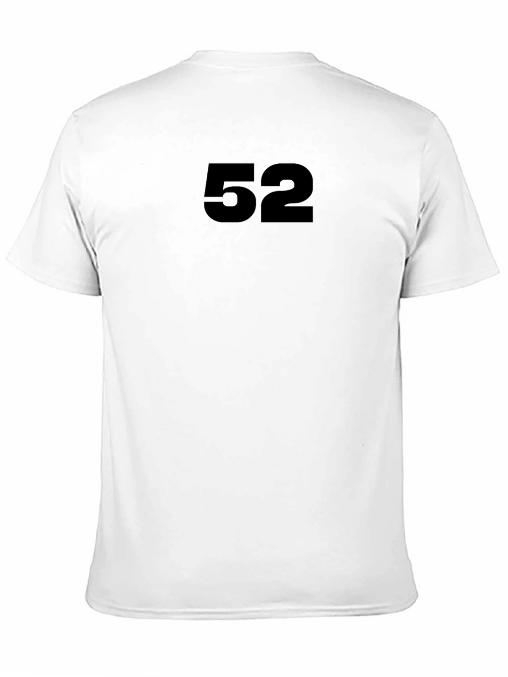 Black T-Shirt with Number 52