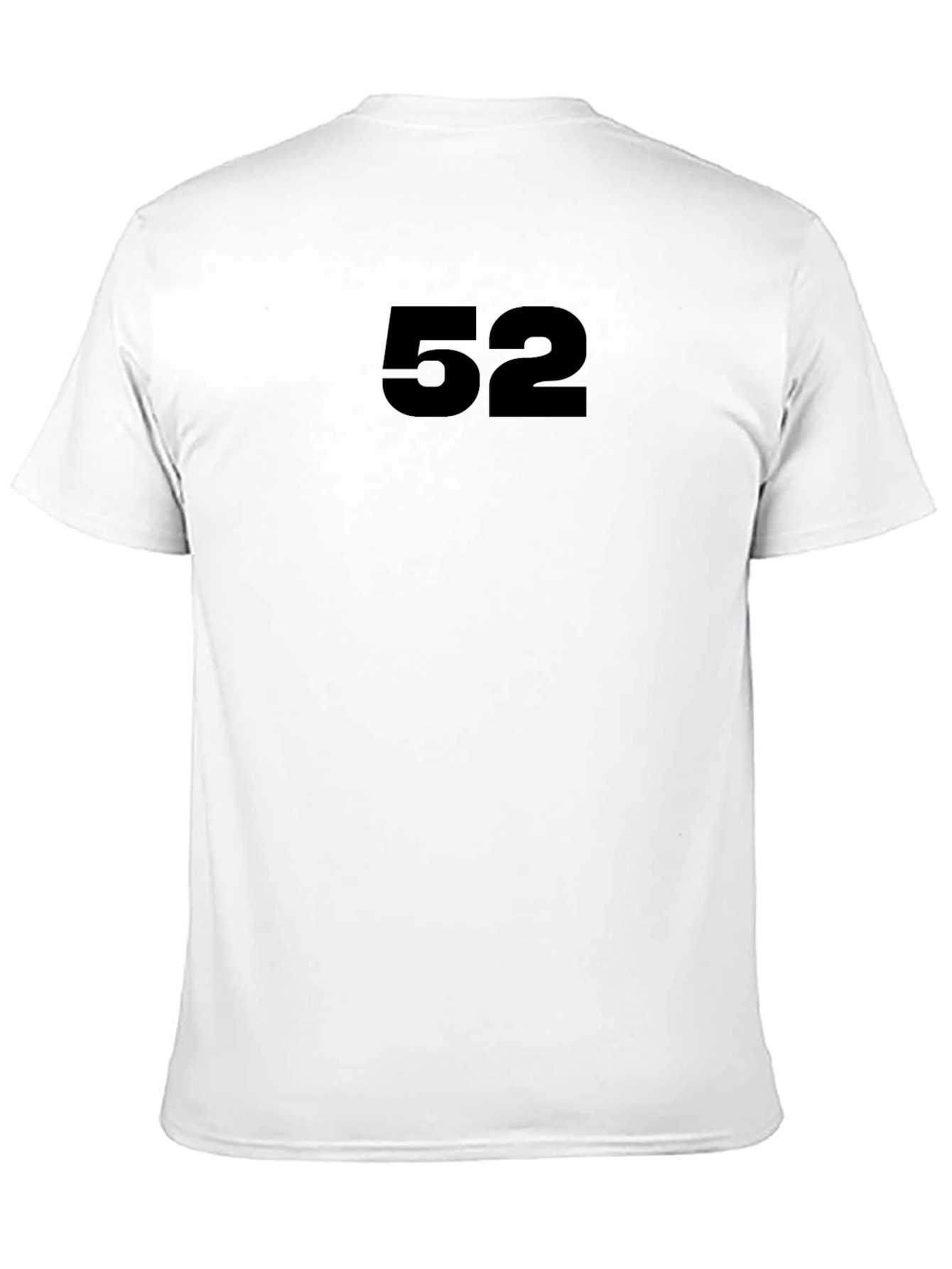 Black T-Shirt with Number 52