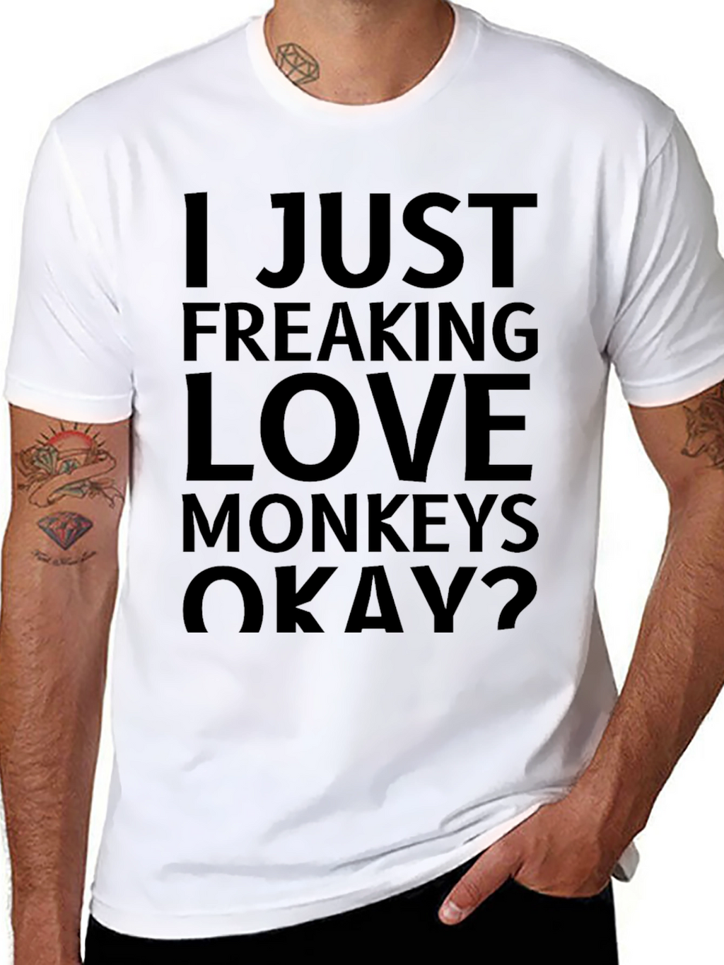 I Love Monkeys T-Shirt