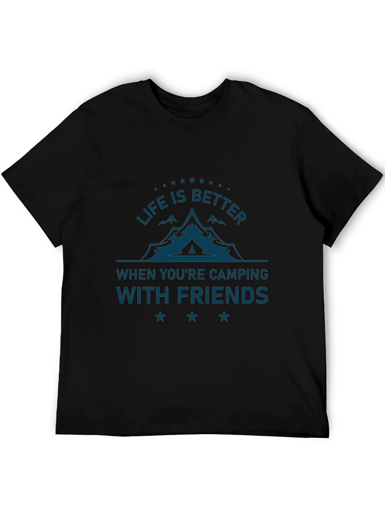 Camping with Friends T-Shirt - Life is Better Outdoors!
