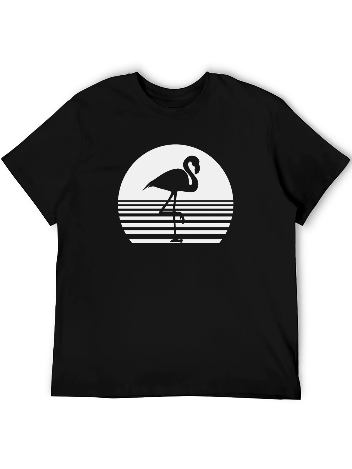 Flamingo Sunset Graphic Tee - Stylish & Unique