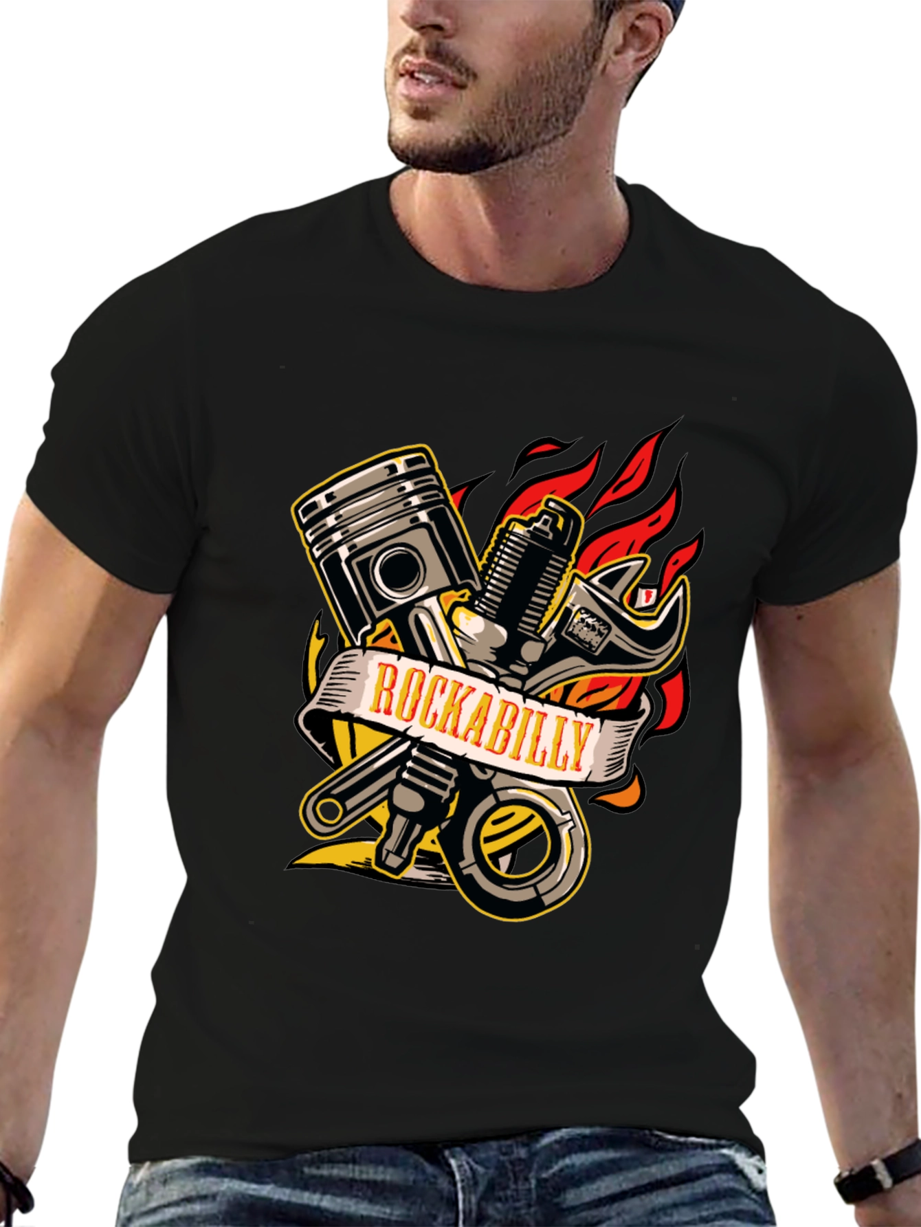 Rockabilly Mechanic T-Shirt