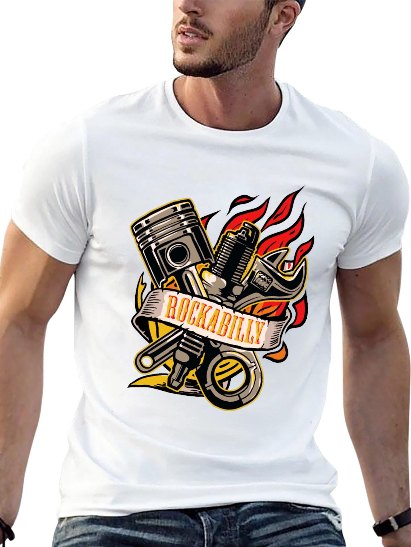 Rockabilly Mechanic T-Shirt