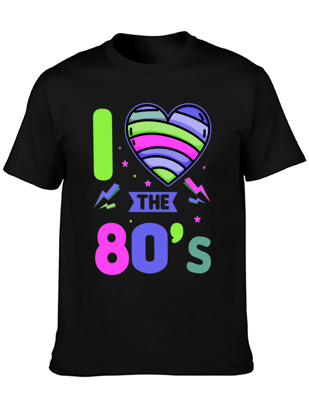I Love the 80s Retro Graphic T-Shirt