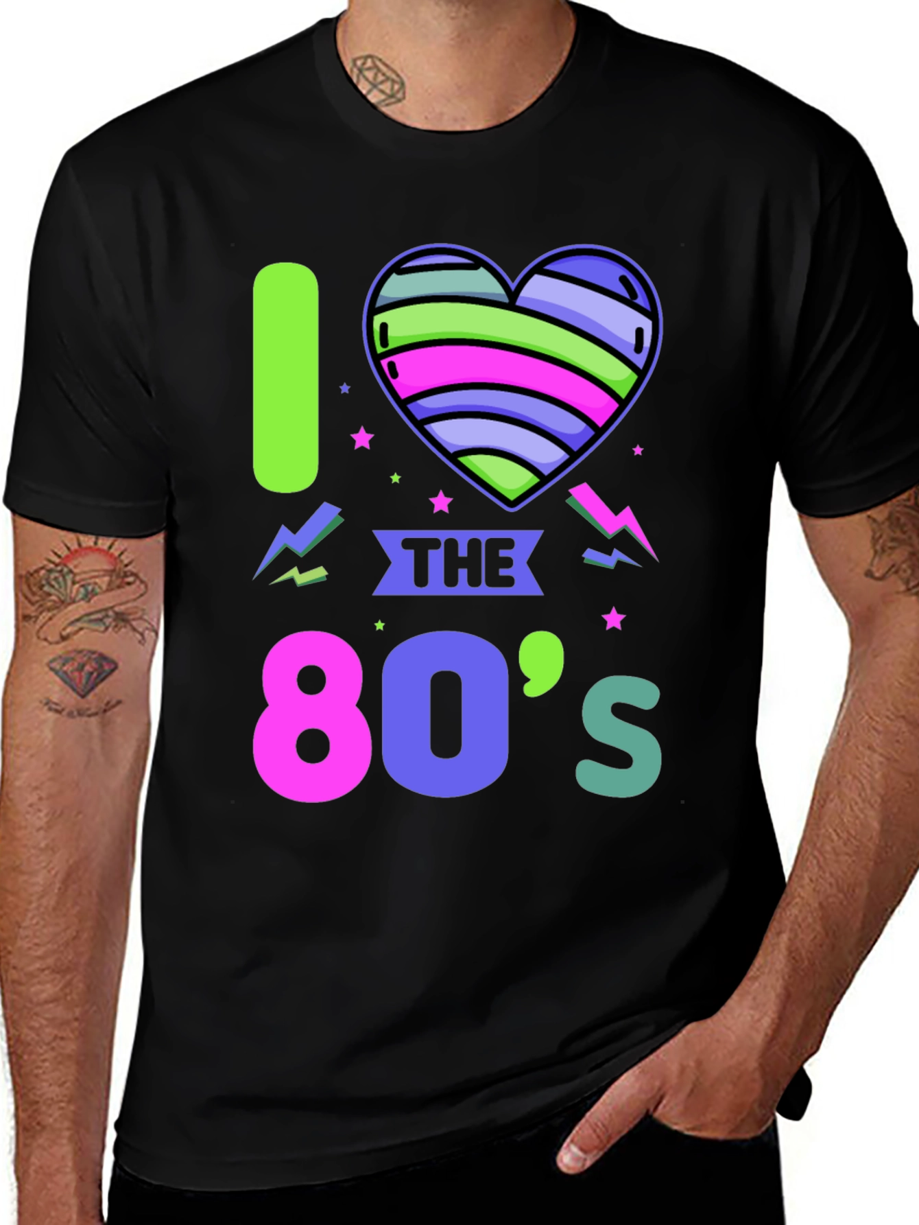 I Love the 80s Retro Graphic T-Shirt