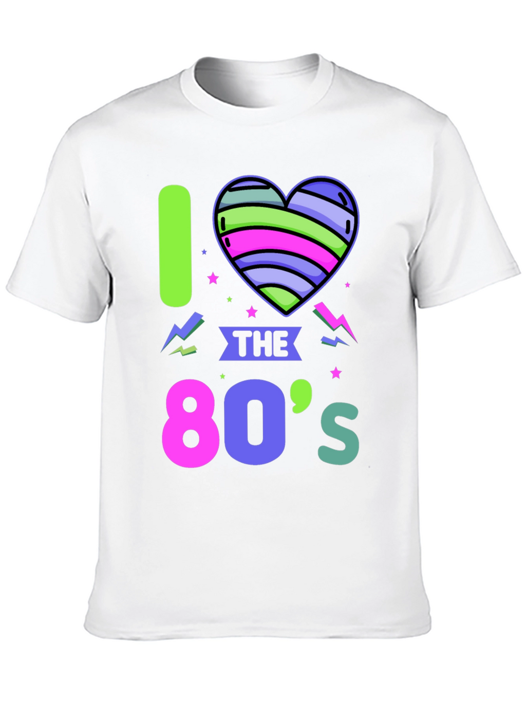 I Love the 80s Retro Graphic T-Shirt