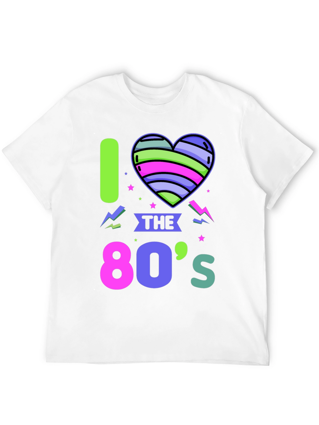 I Love the 80s Retro Graphic T-Shirt