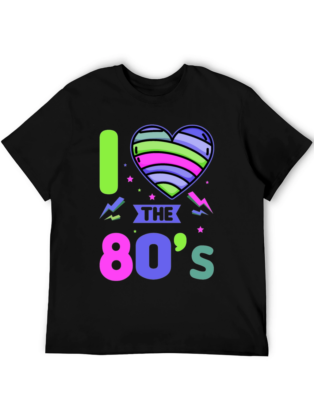 I Love the 80s Retro Graphic T-Shirt