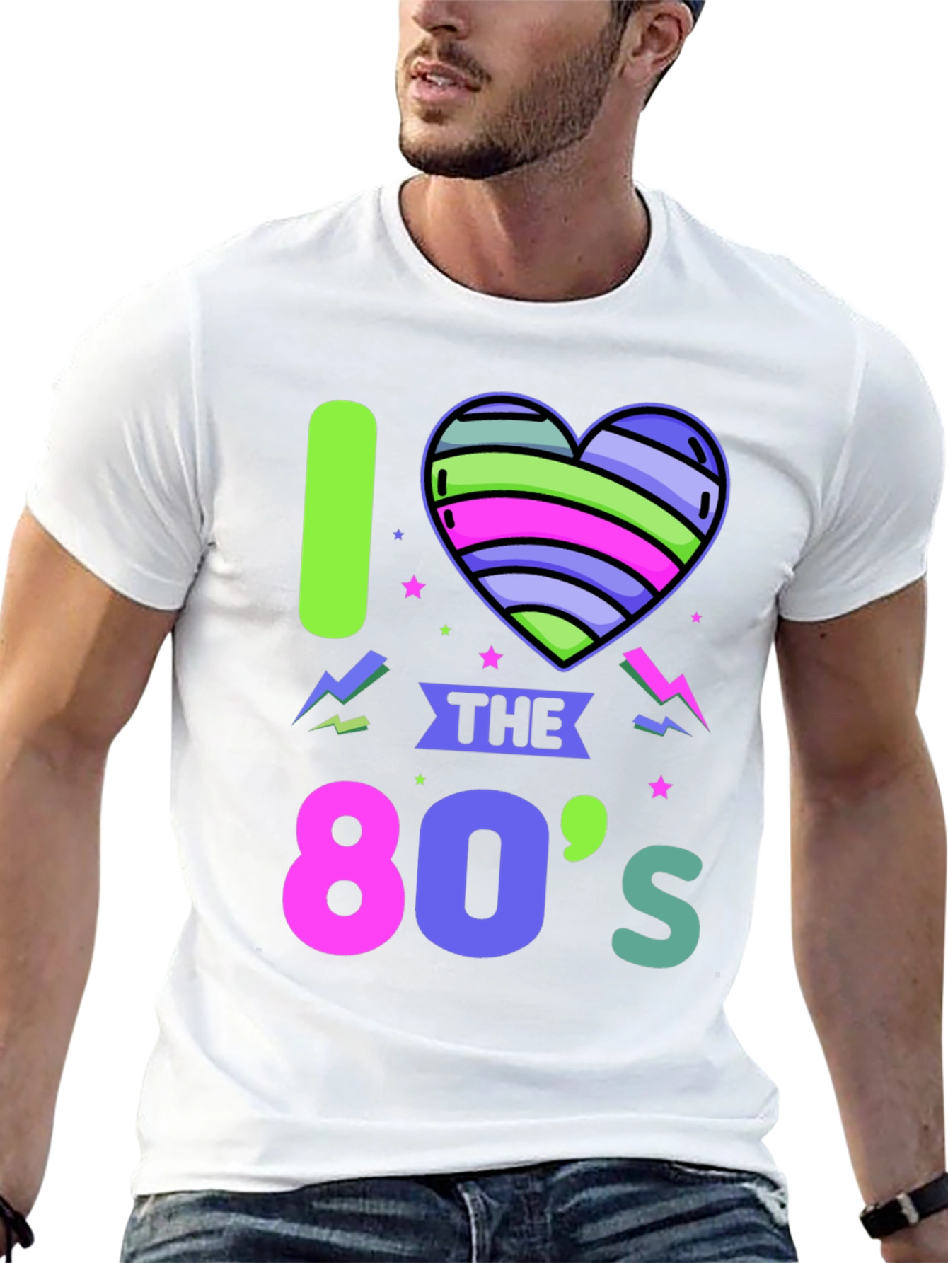 I Love the 80s Retro Graphic T-Shirt
