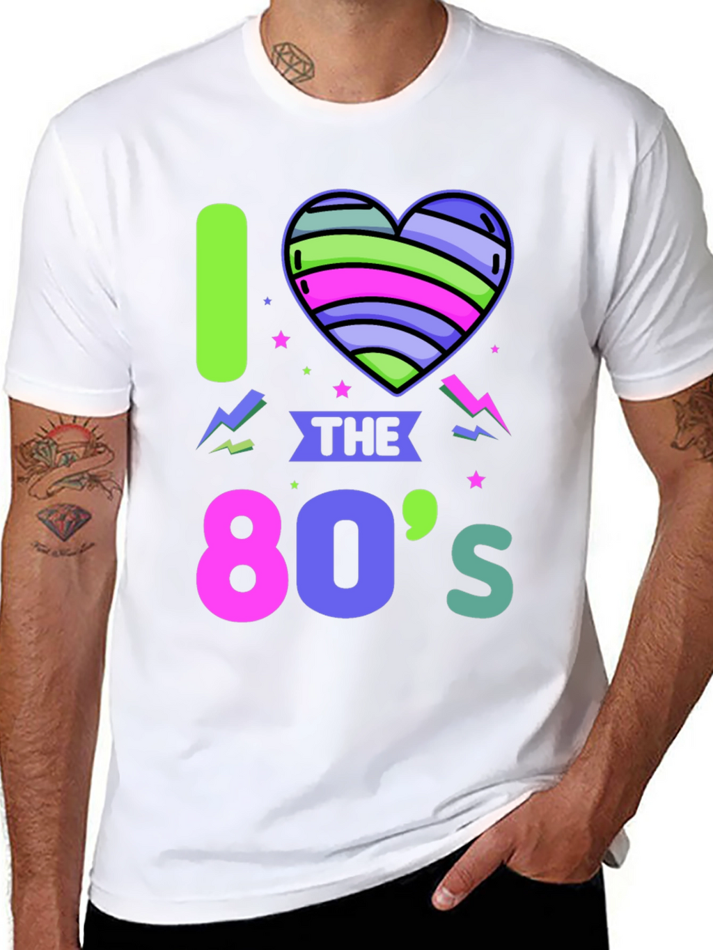 I Love the 80s Retro Graphic T-Shirt
