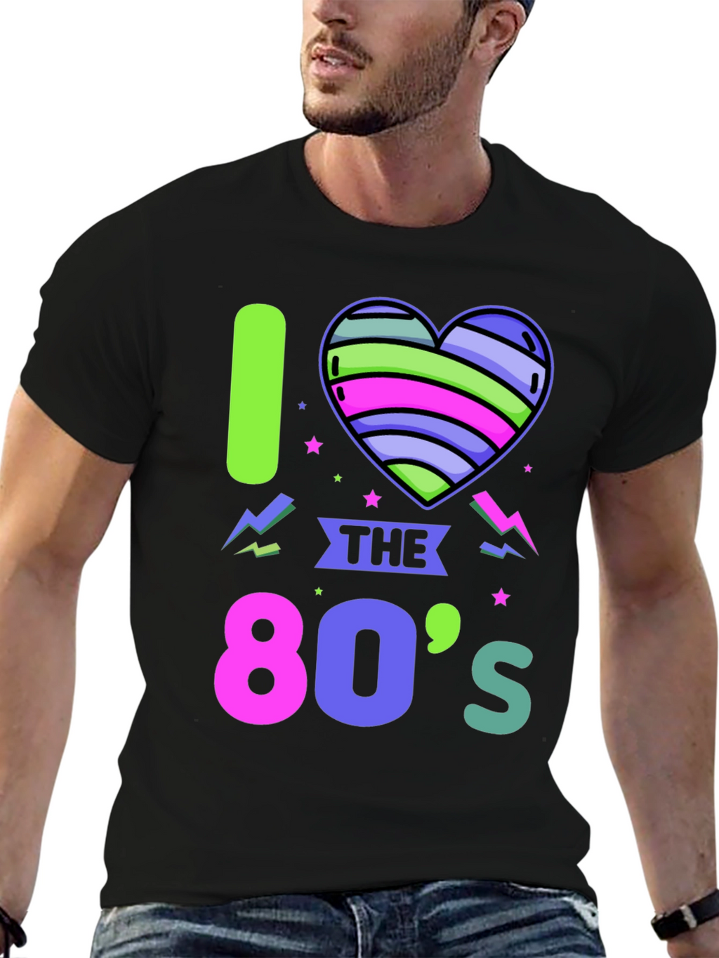 I Love the 80s Retro Graphic T-Shirt