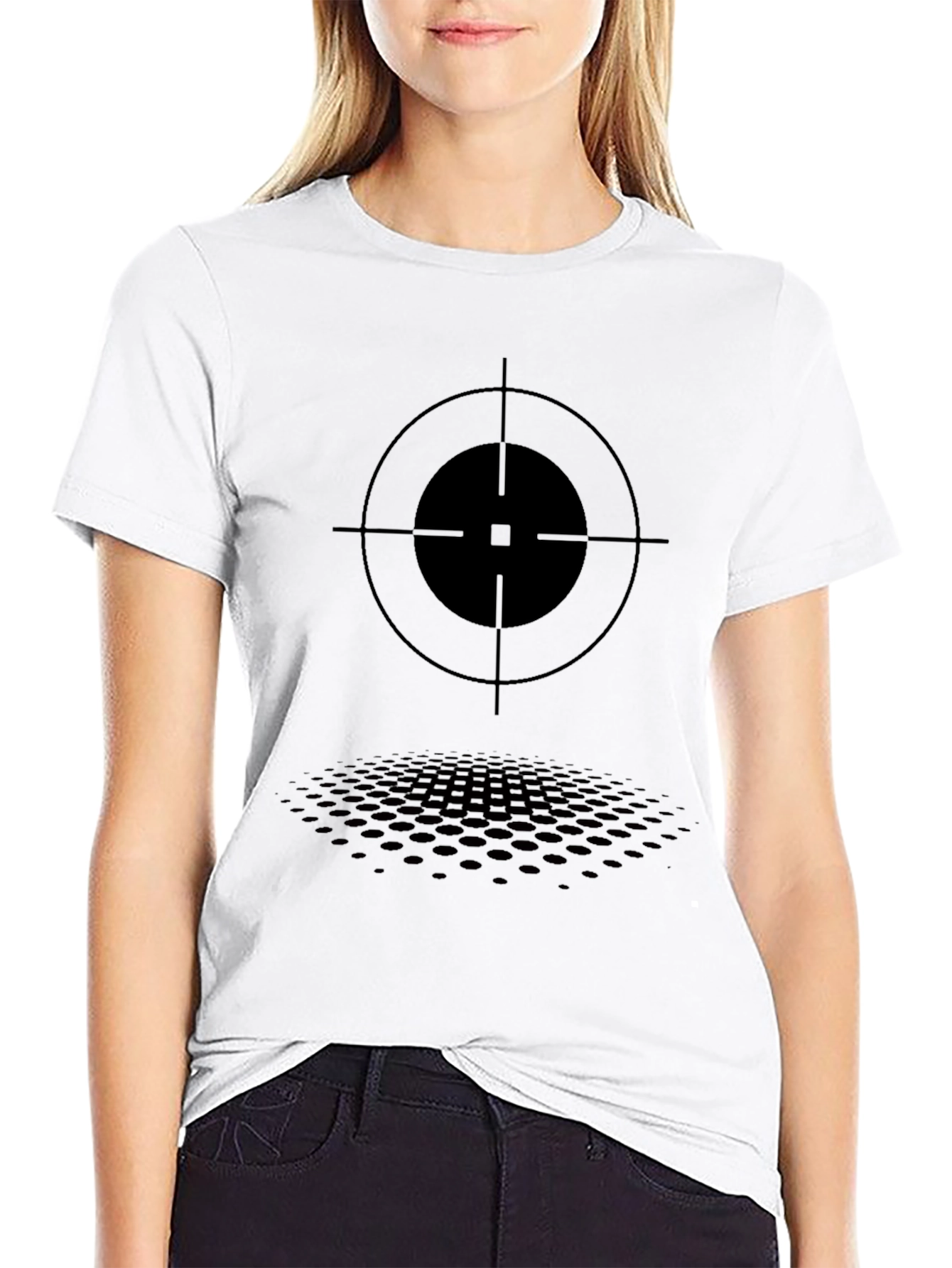 Target Graphic Tee - Mens Black T-Shirt