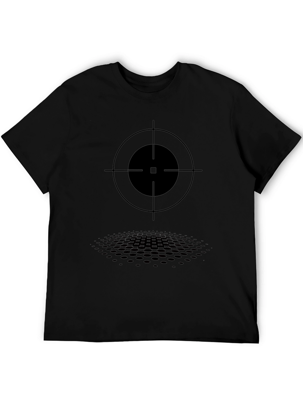 Target Graphic Tee - Mens Black T-Shirt
