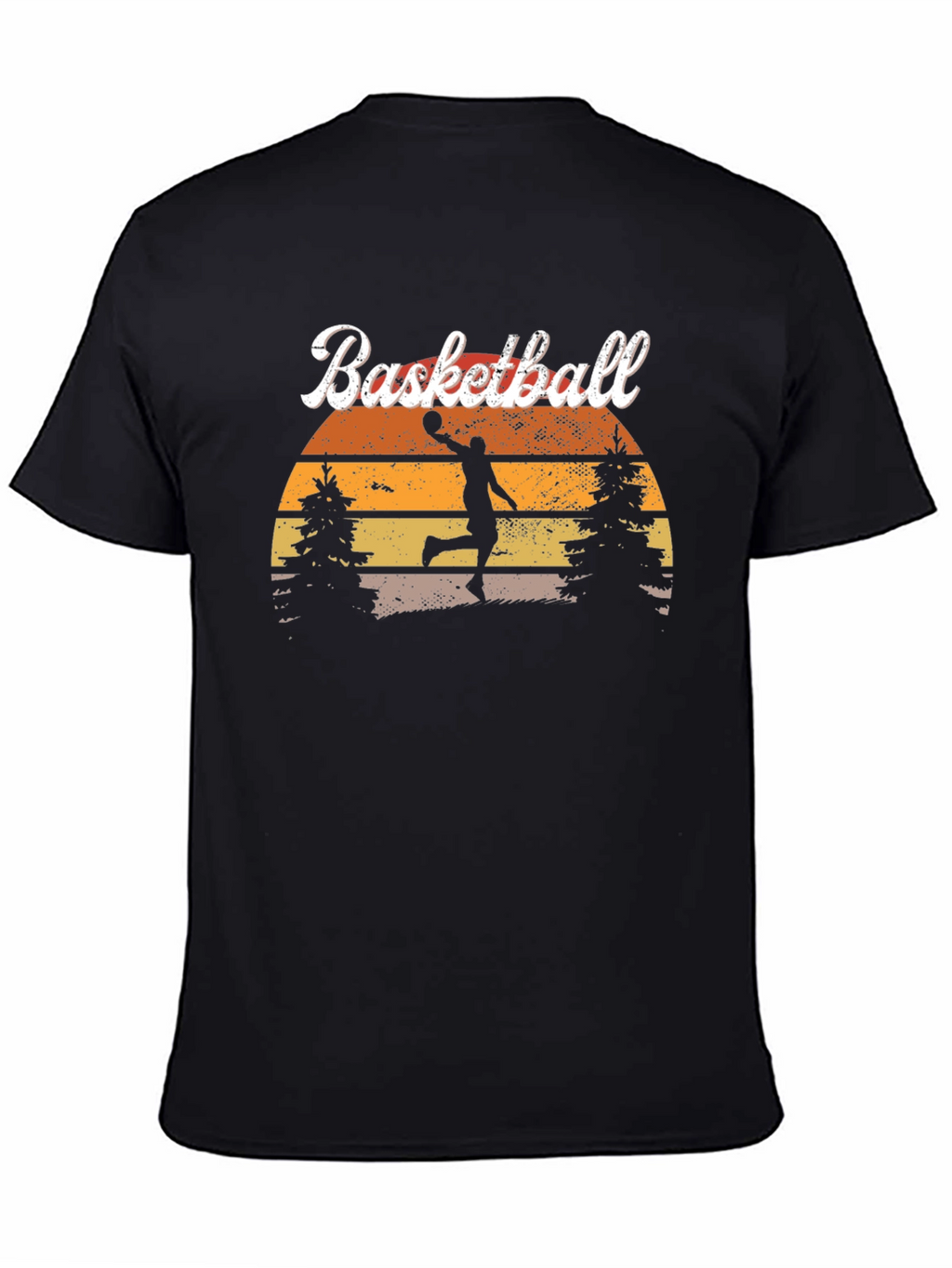 Basketball Sunset Graphic Tee