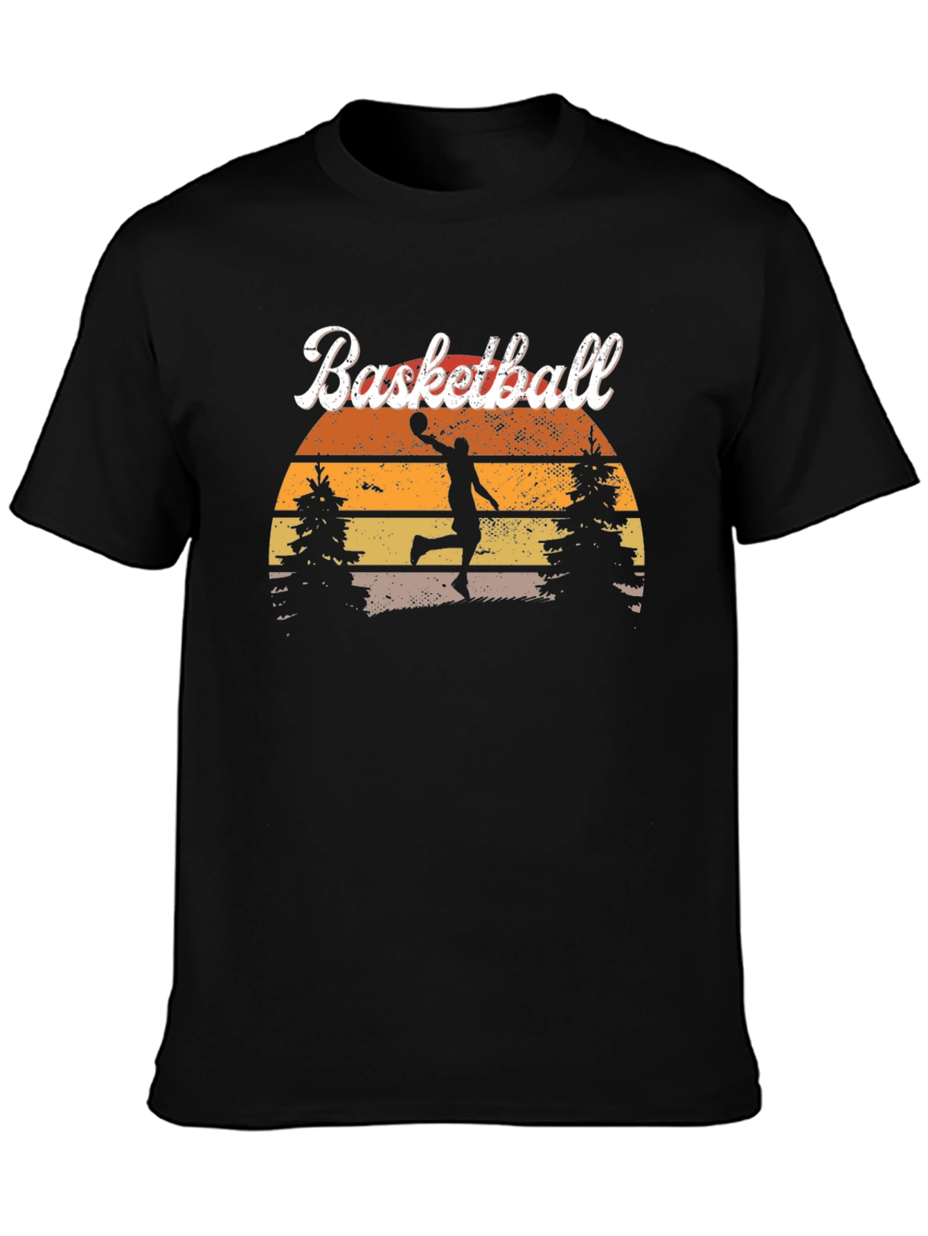 Basketball Sunset Graphic Tee