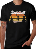 Basketball Sunset Graphic Tee