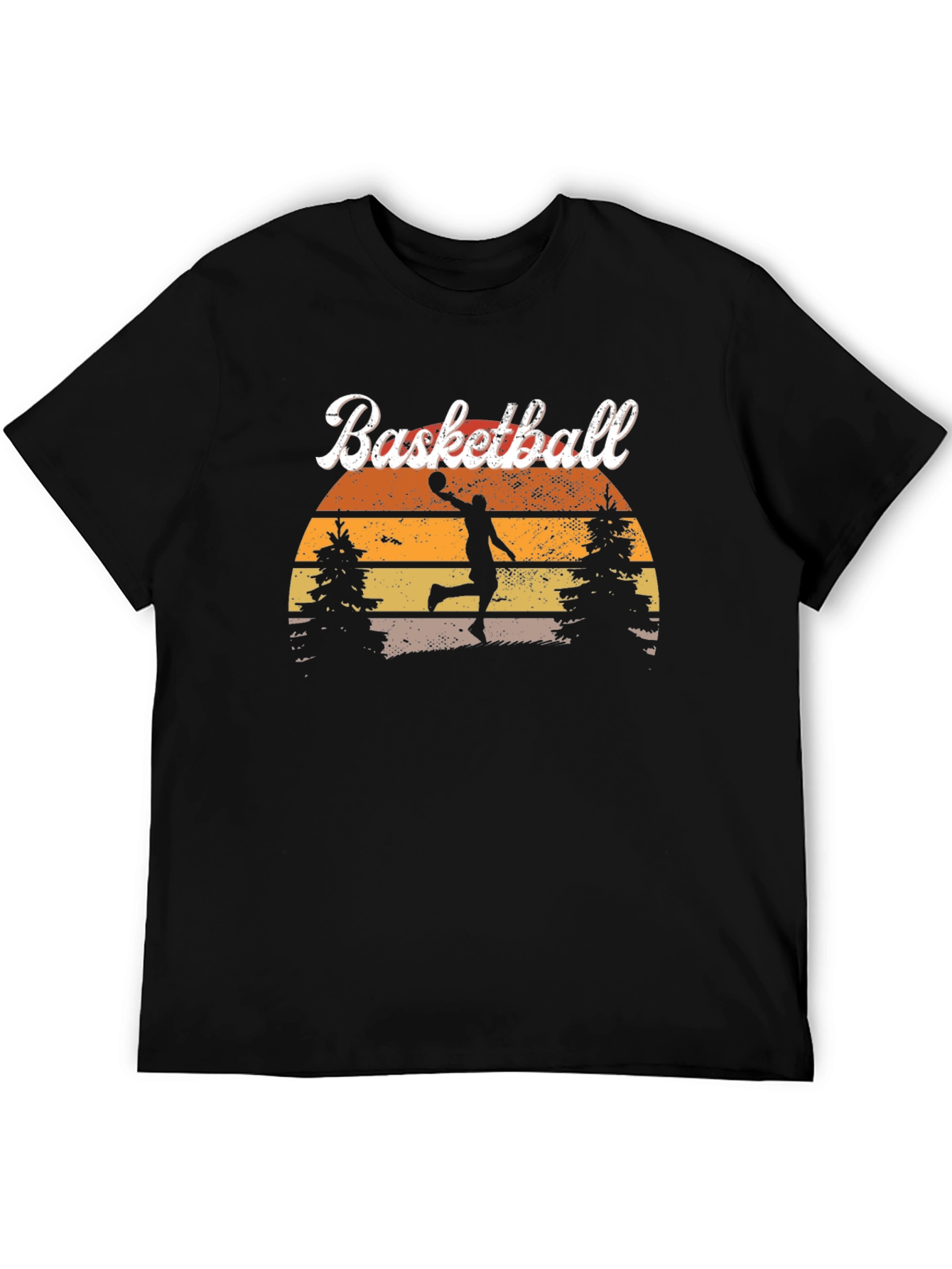 Basketball Sunset Graphic Tee