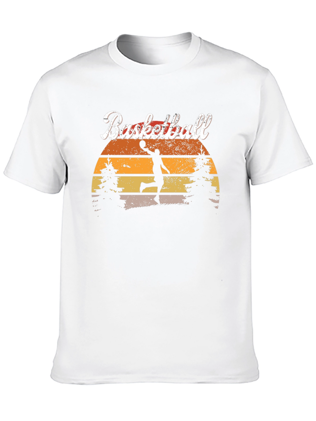 Basketball Sunset Graphic Tee