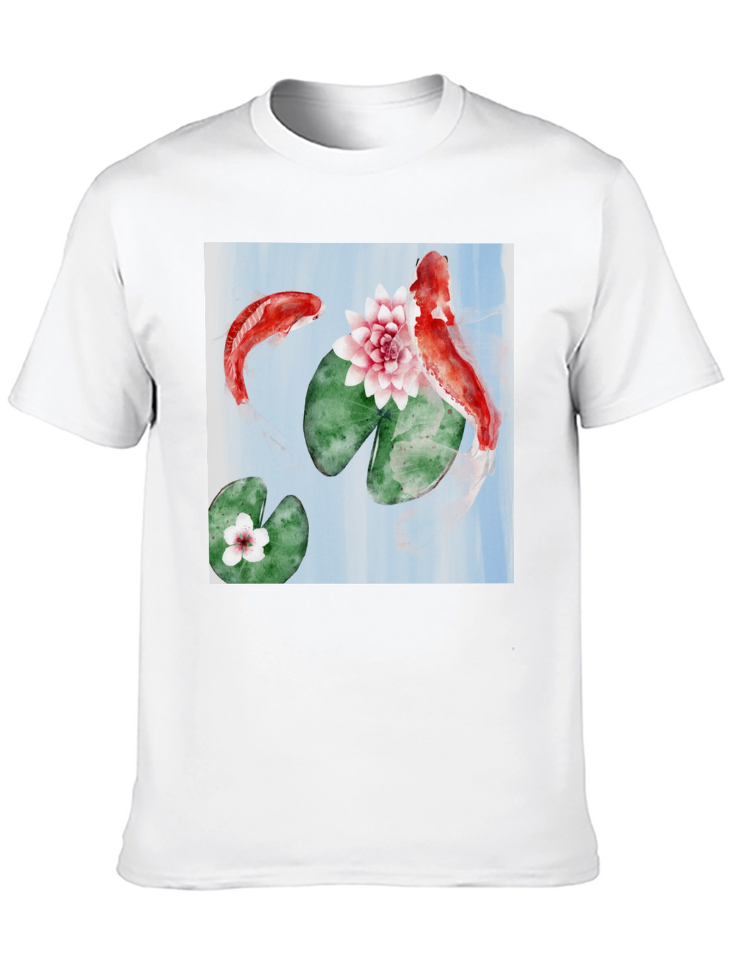Koi Fish Graphic Tee - Stylish Black T-Shirt