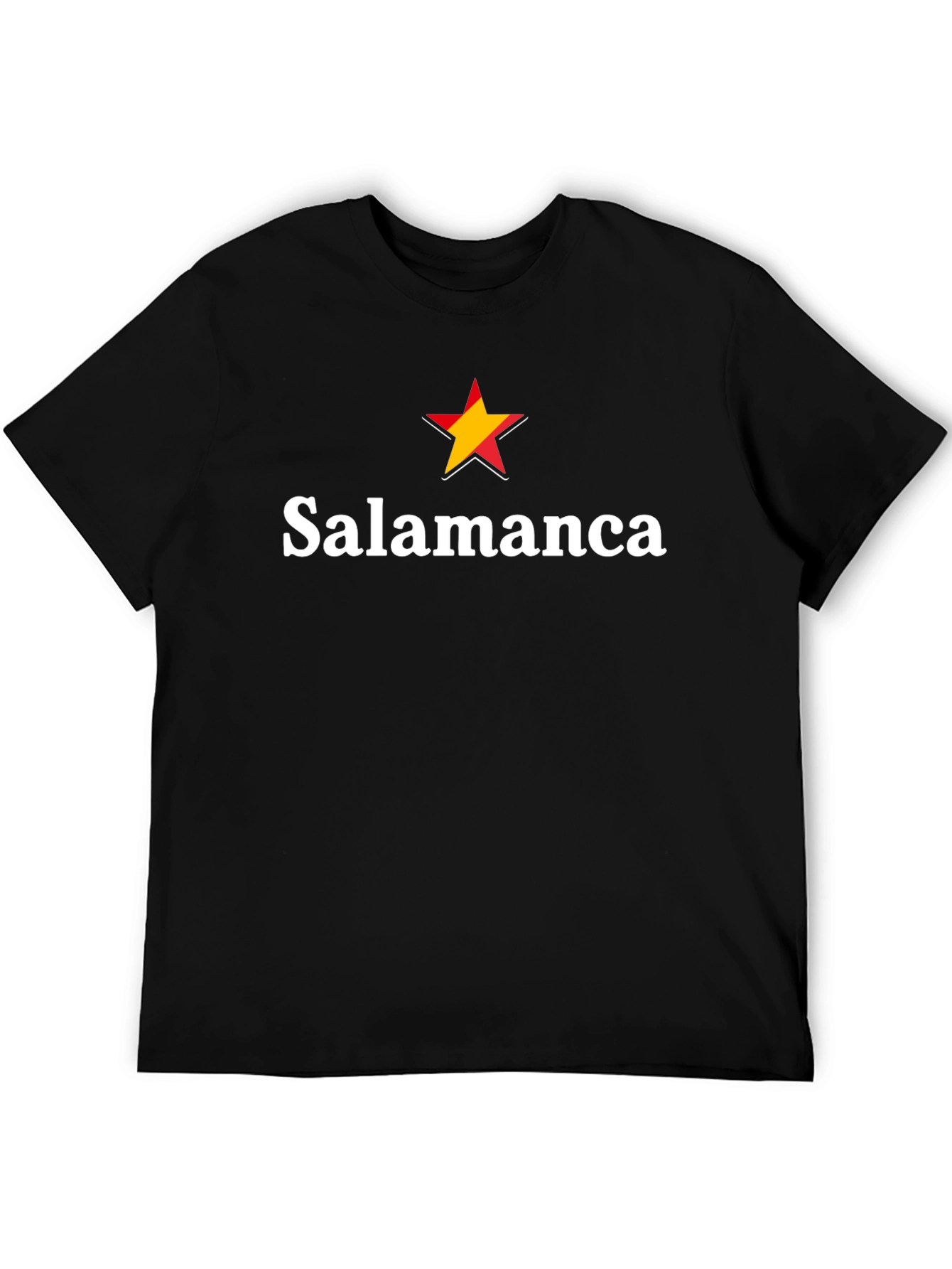 Salamanca Star Graphic T-Shirt - Black