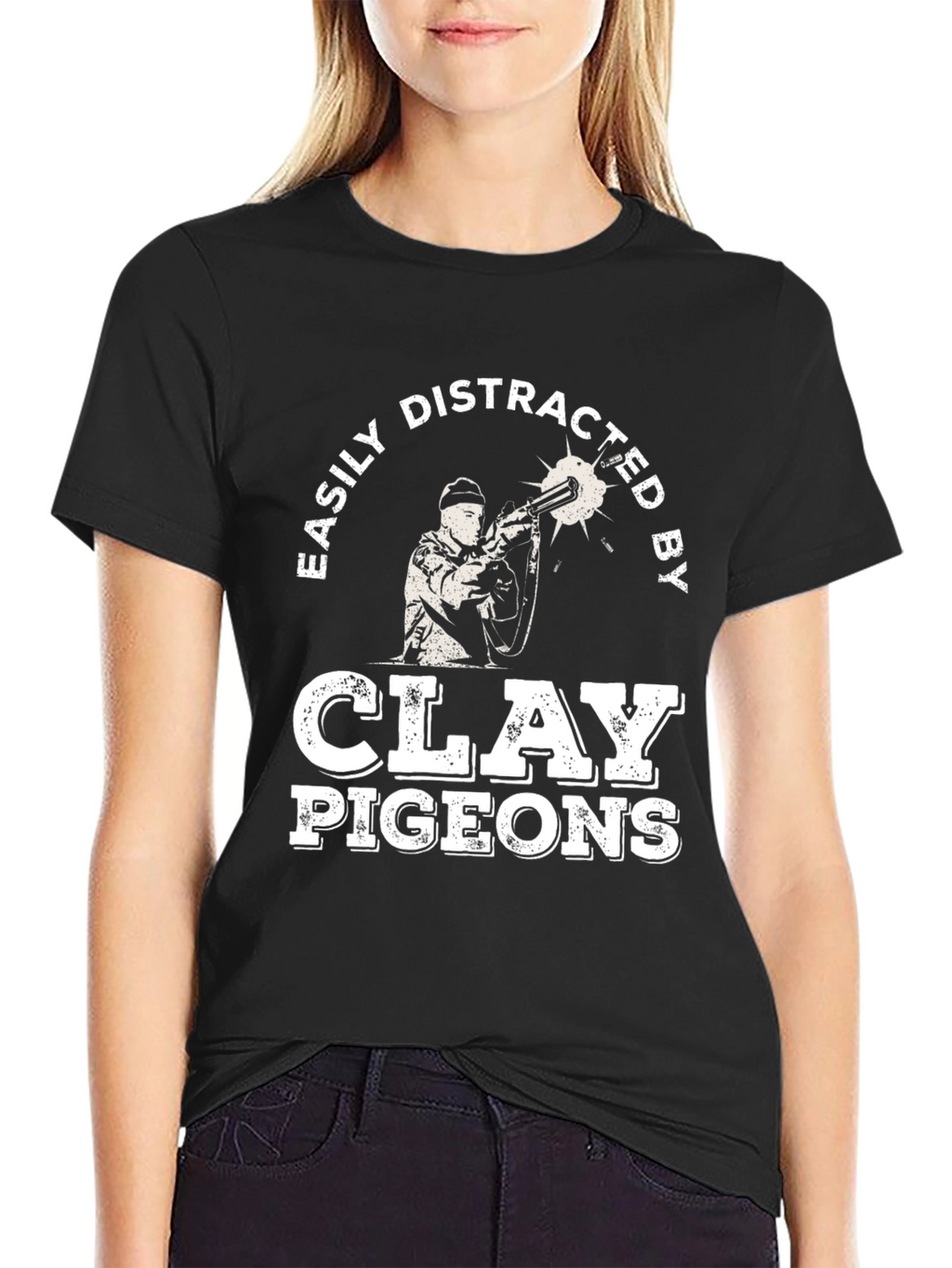 Easily Distracted By Clay Pigeons T-Shirt