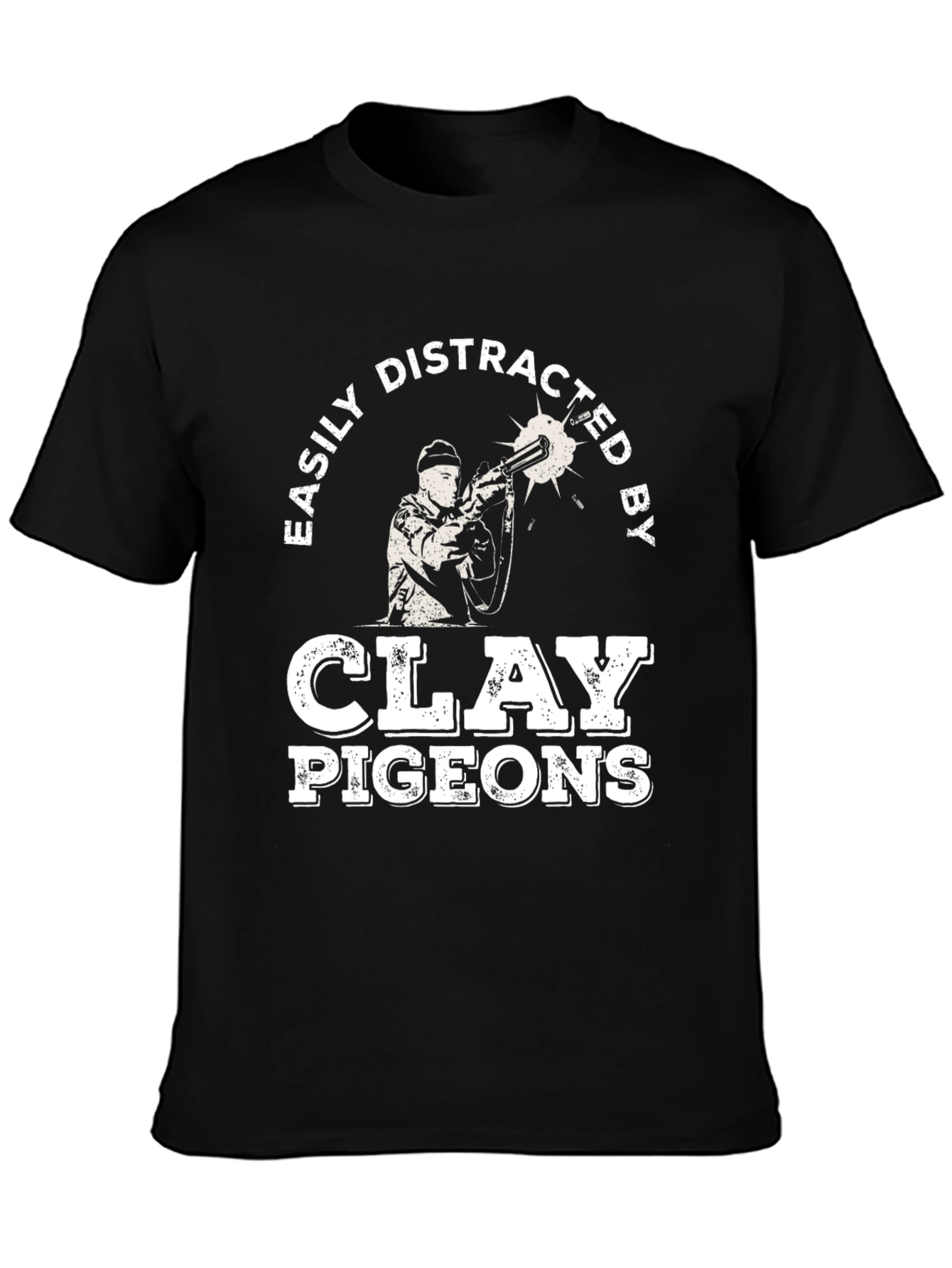 Easily Distracted By Clay Pigeons T-Shirt