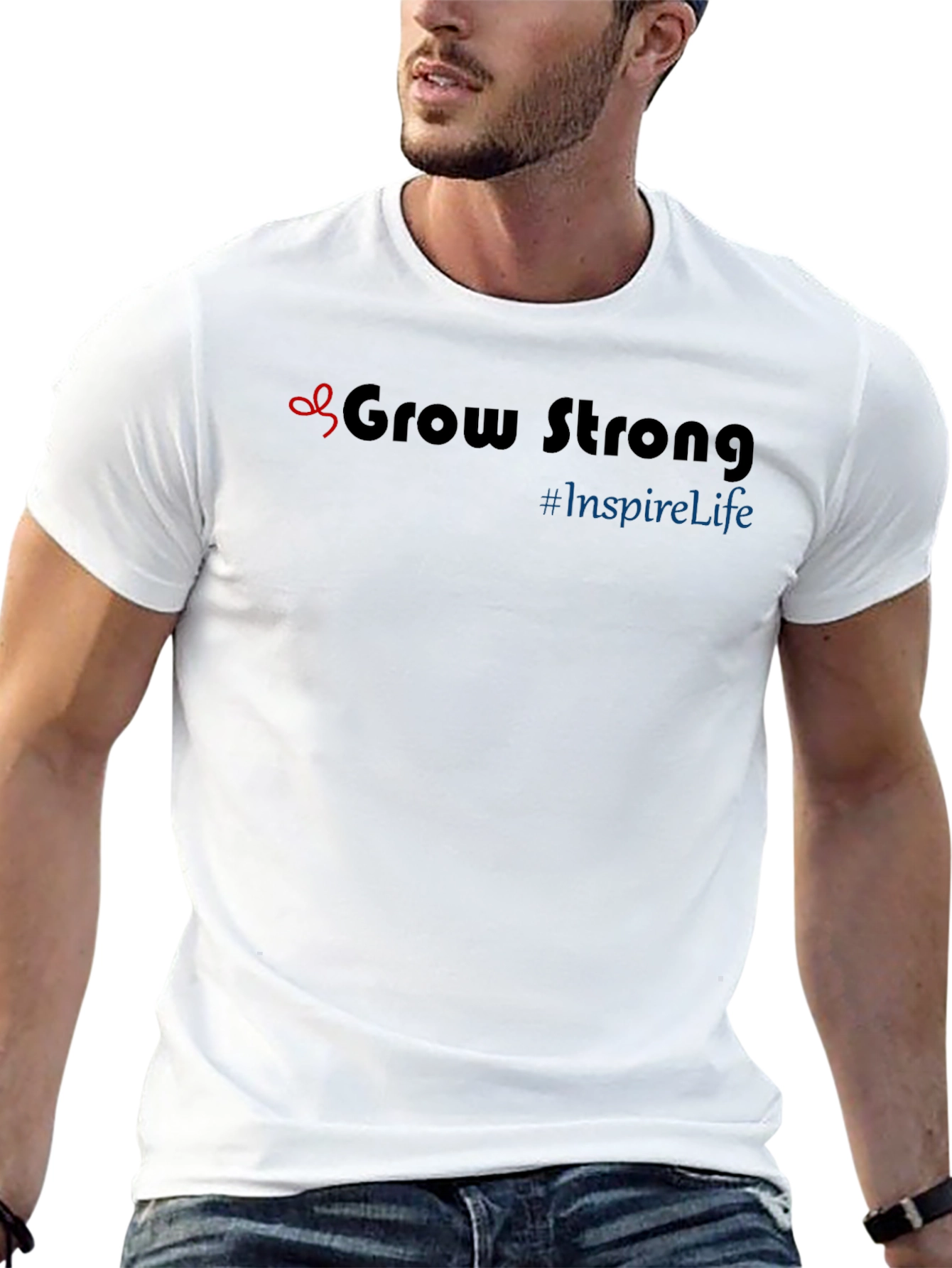 Grow Strong T-Shirt - Inspire Life