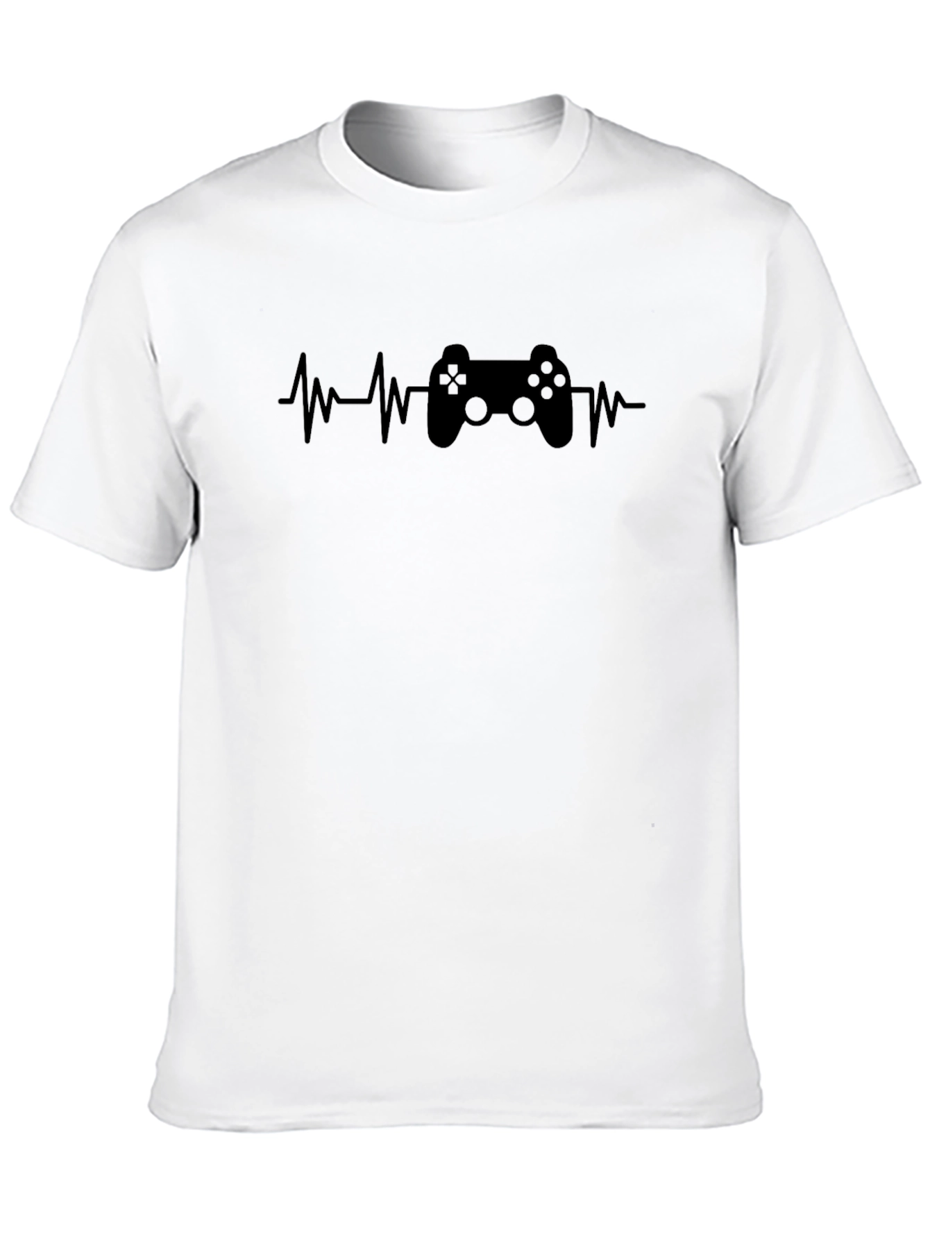 Gamer Heartbeat T-Shirt - Controller Graphic Tee