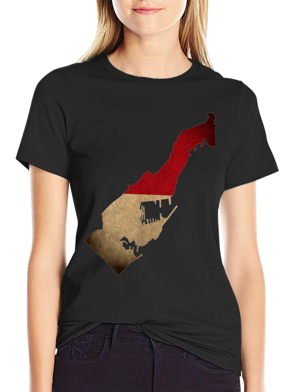 Monaco Flag Map T-Shirt - Stylish Black Tee