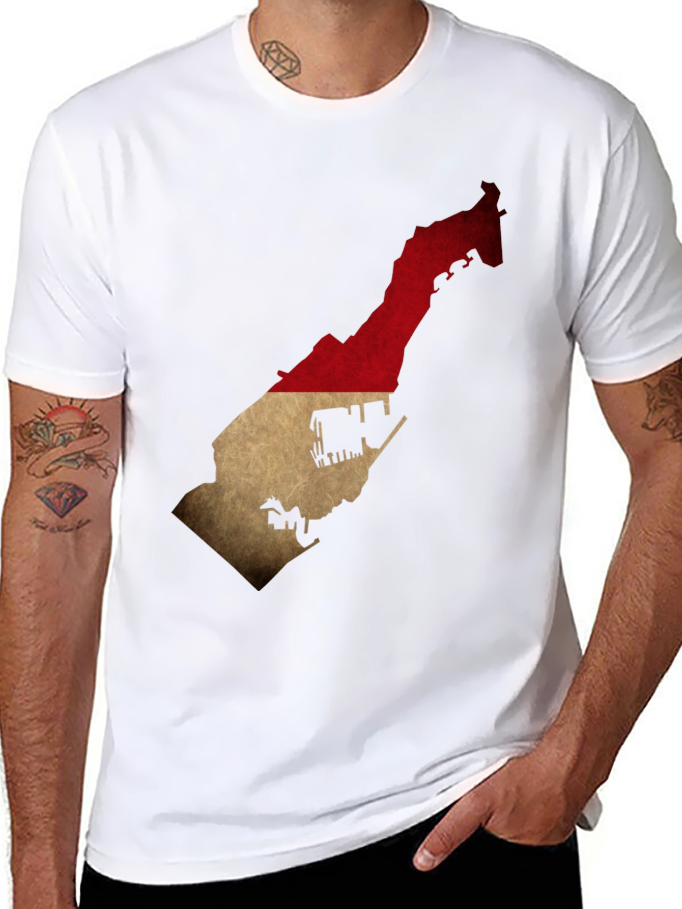 Monaco Flag Map T-Shirt - Stylish Black Tee