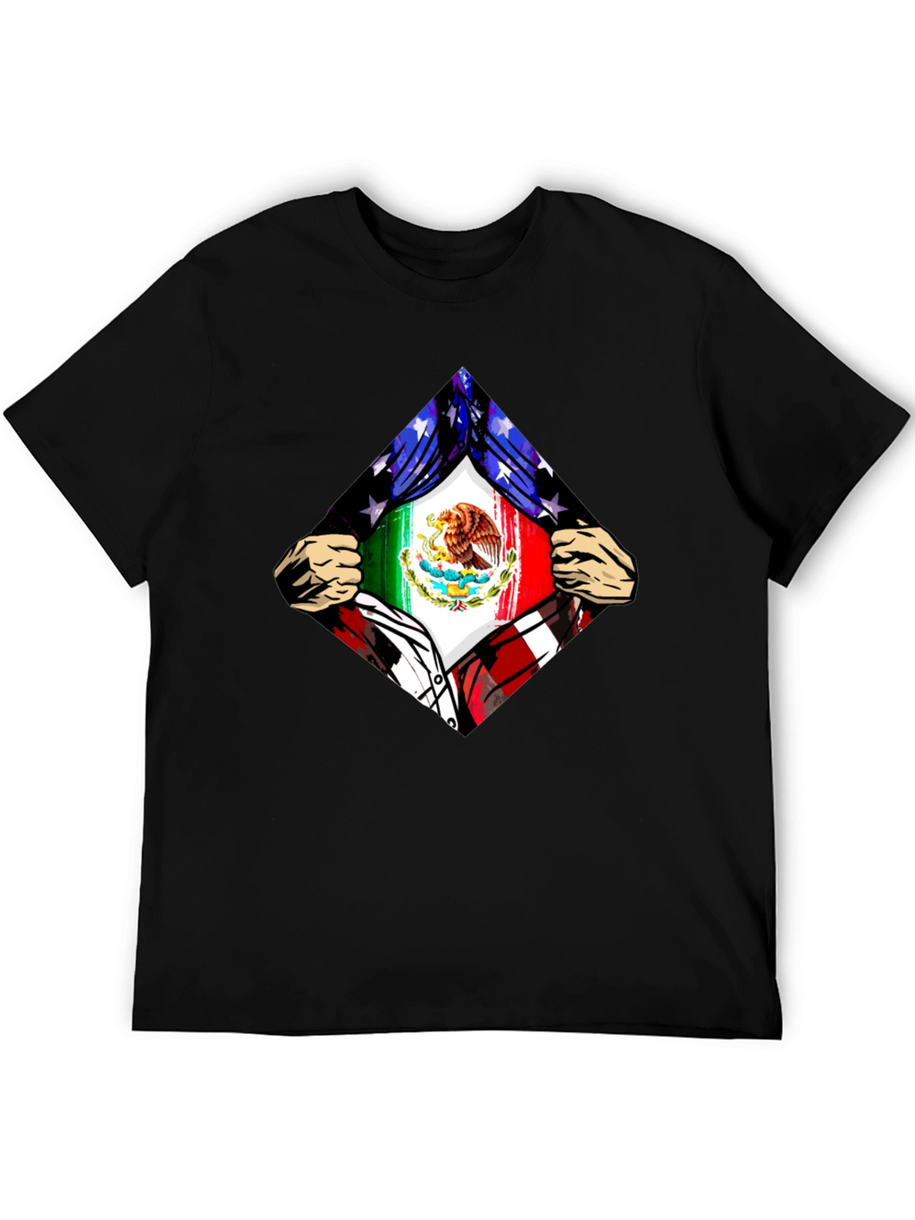 Mexican American Flag Pride T-Shirt