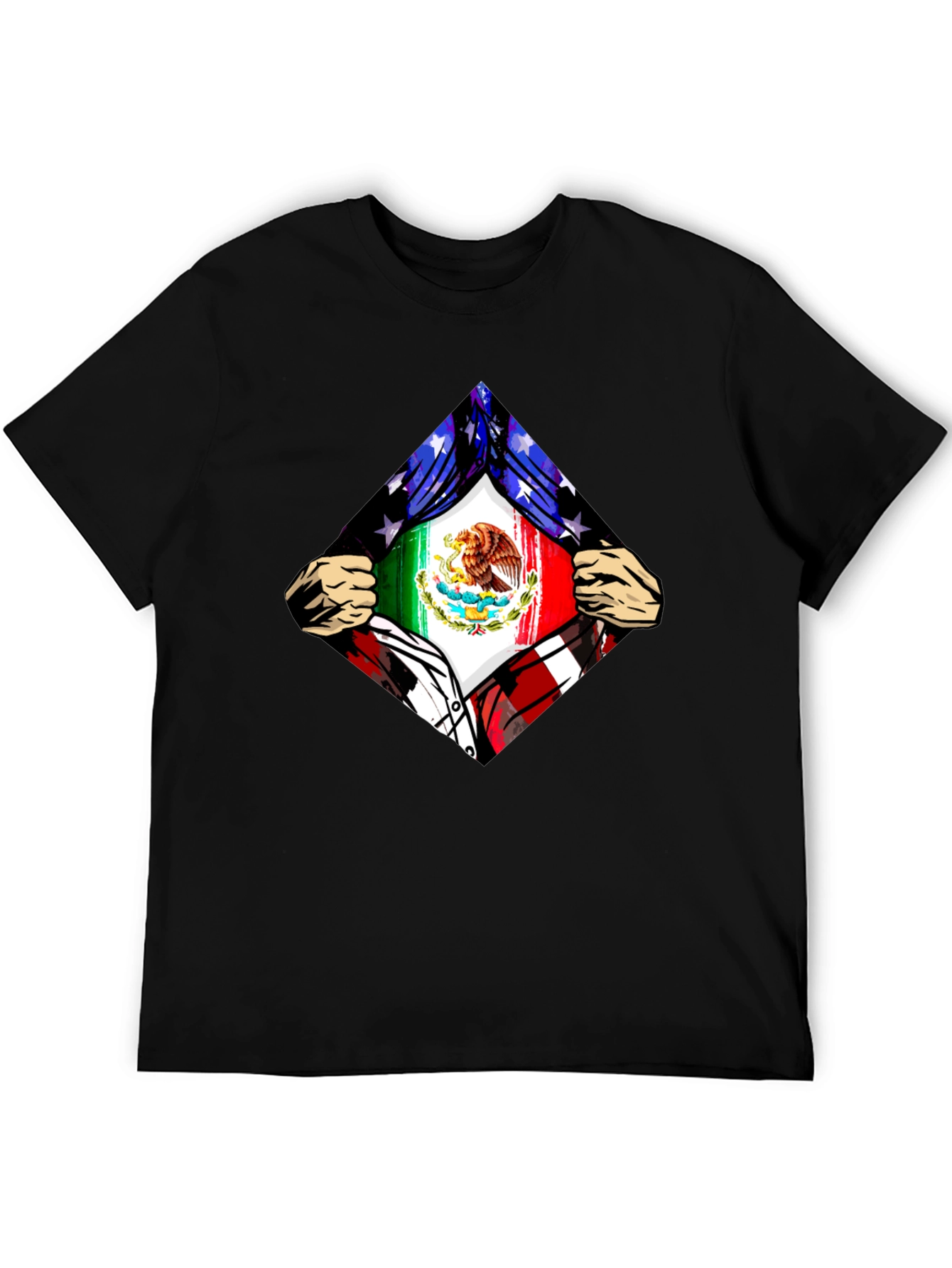 Mexican American Flag Pride T-Shirt