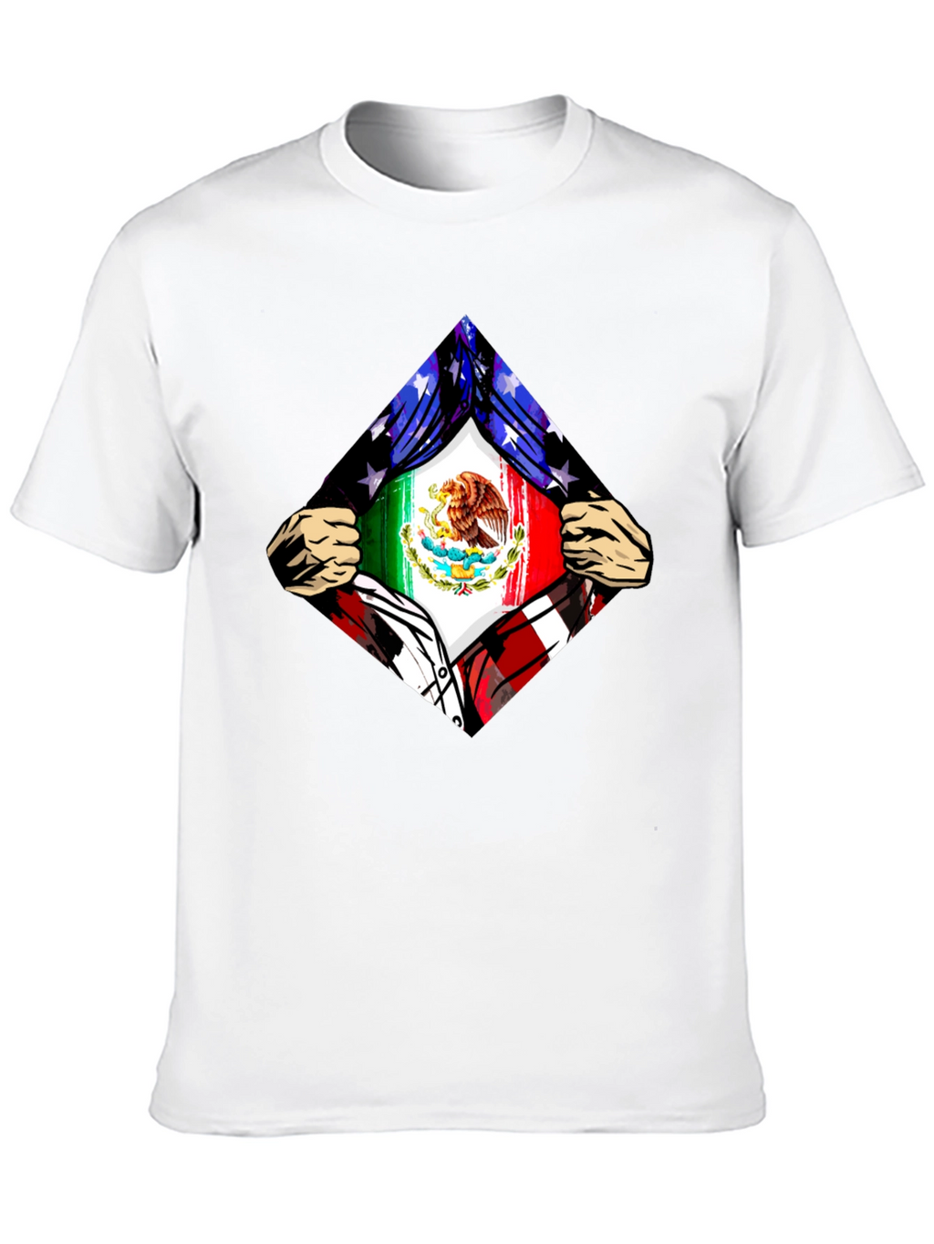 Mexican American Flag Pride T-Shirt