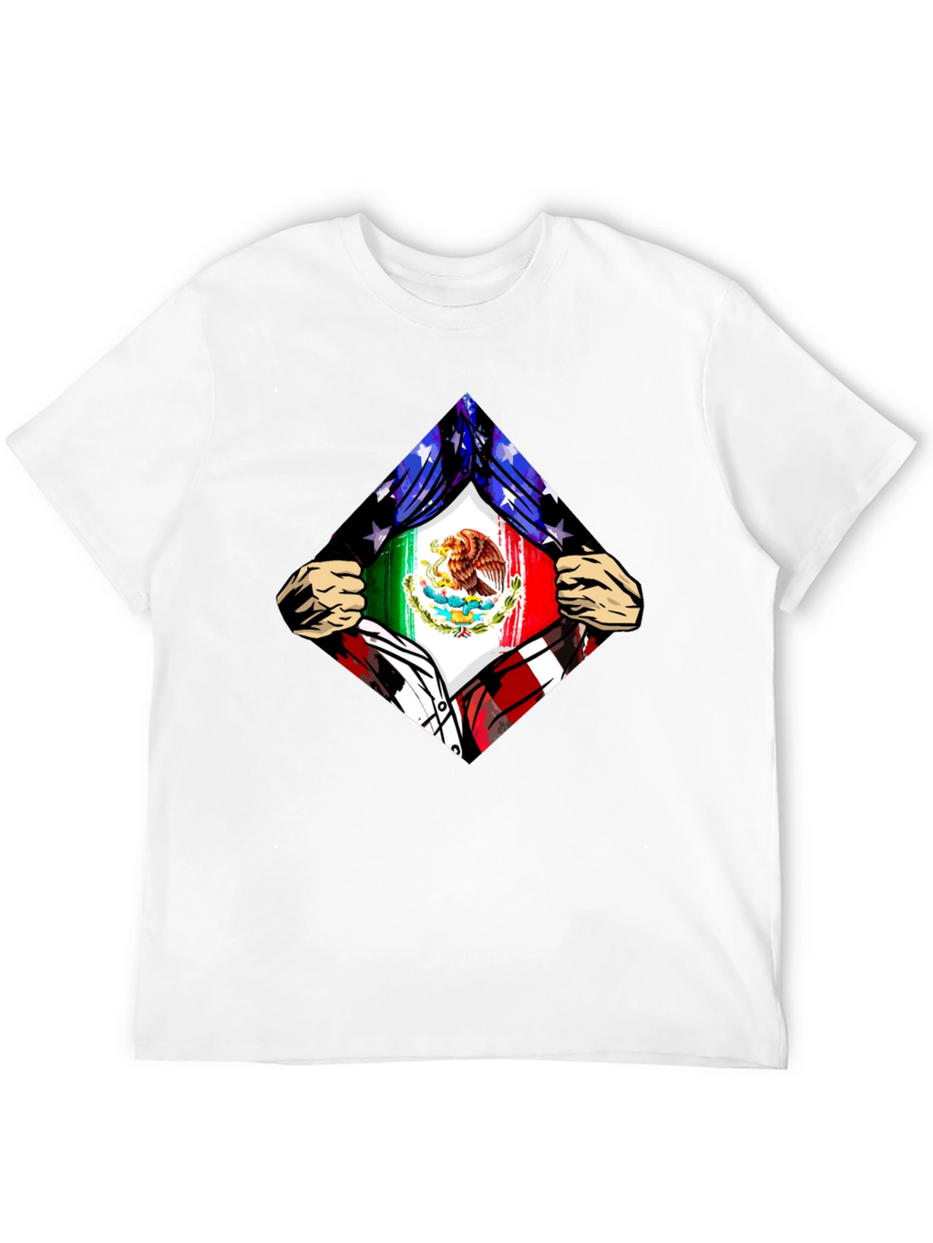Mexican American Flag Pride T-Shirt