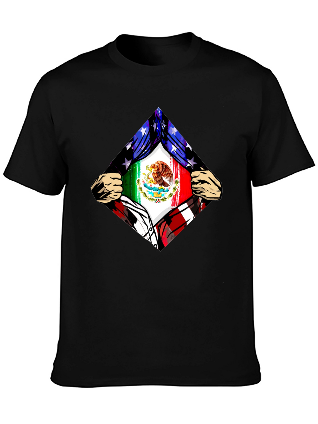 Mexican American Flag Pride T-Shirt