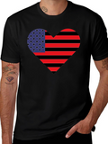 American Heart Flag T-Shirt