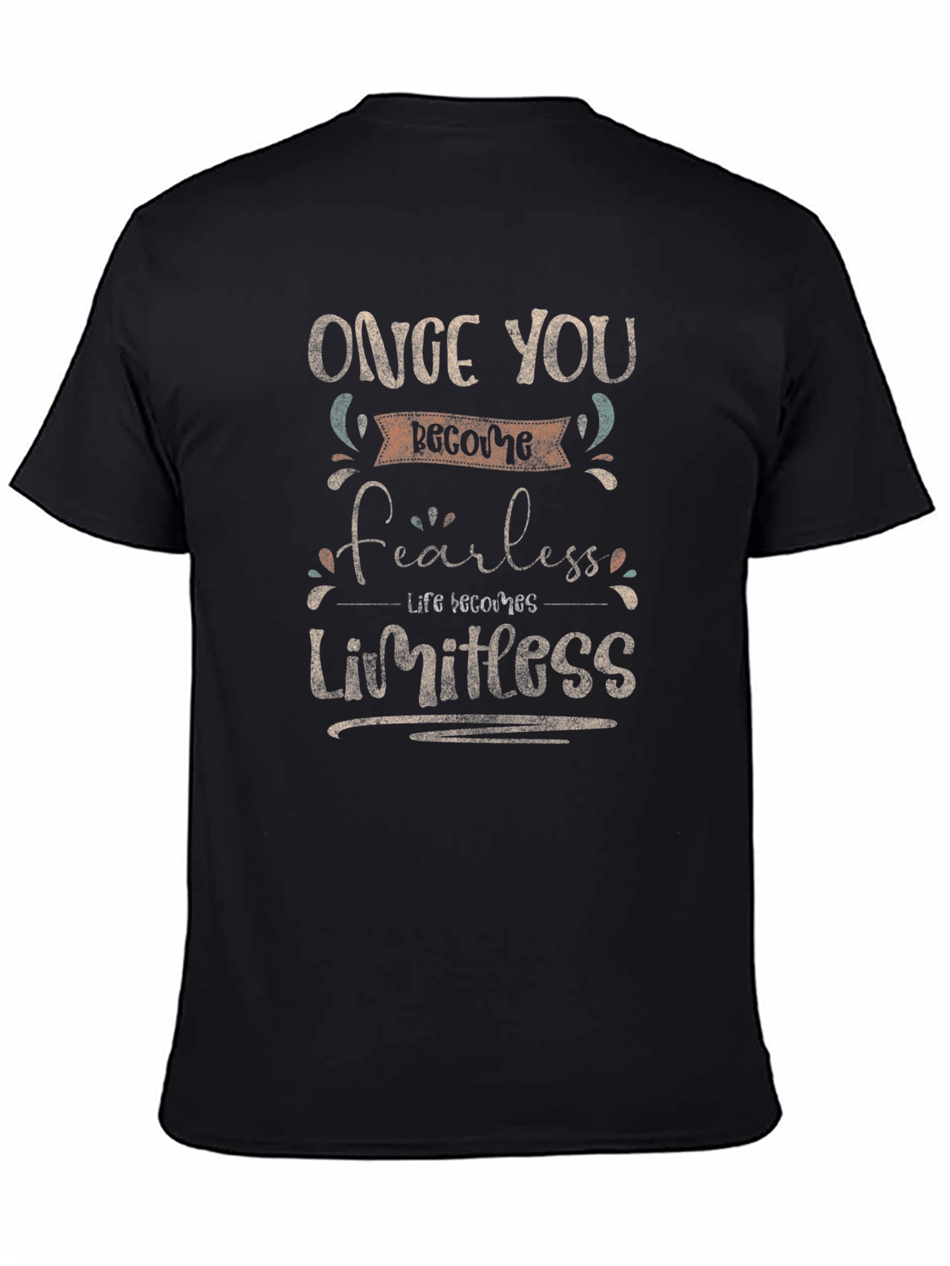 Fearless Limitless Graphic Print T-Shirt