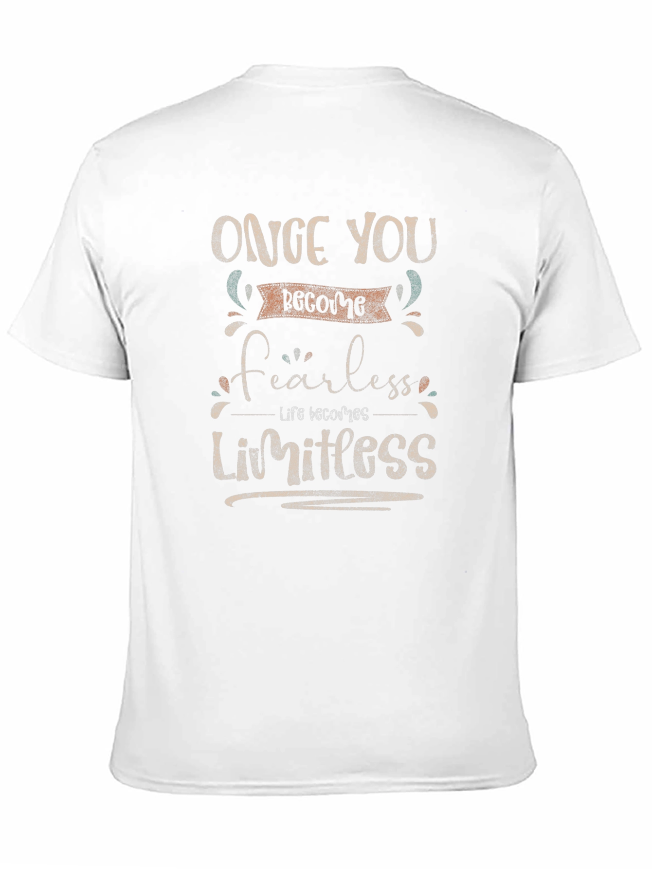 Fearless Limitless Graphic Print T-Shirt