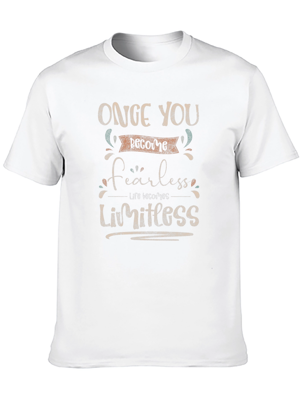 Fearless Limitless Graphic Print T-Shirt