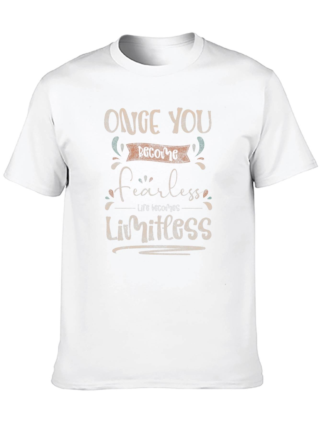 Fearless Limitless Graphic Print T-Shirt